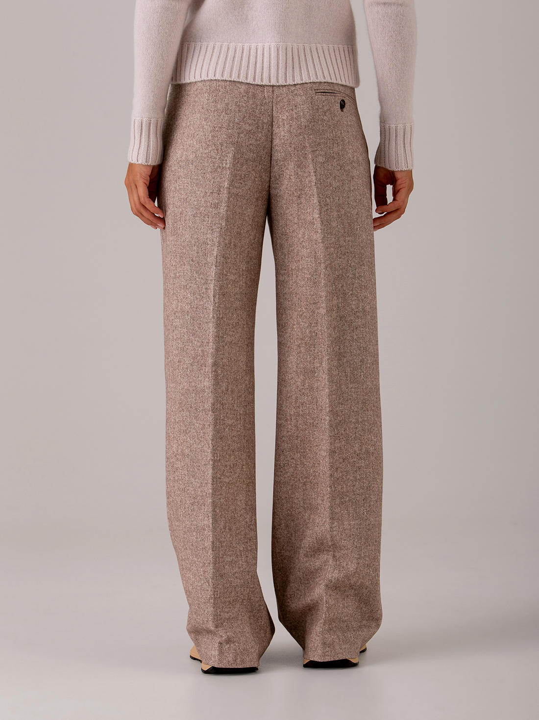 Detailansicht von Weite Hose aus Baumwolle von CIRCOLO