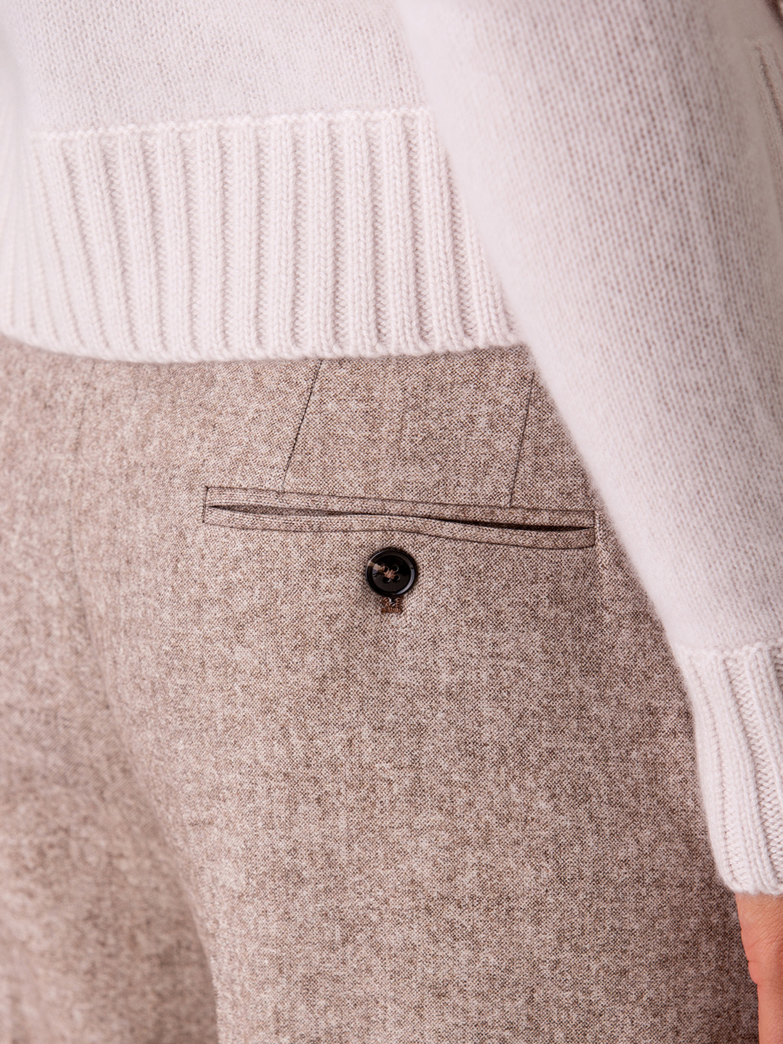 Detailansicht von Weite Hose aus Baumwolle von CIRCOLO