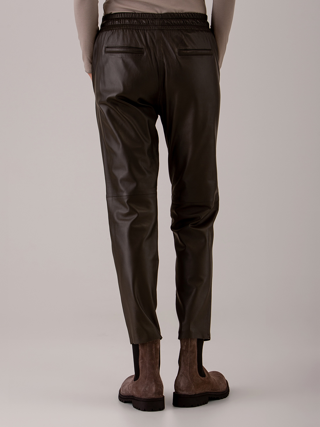 Detailansicht von Nappa-Lederhose von OAKWOOD