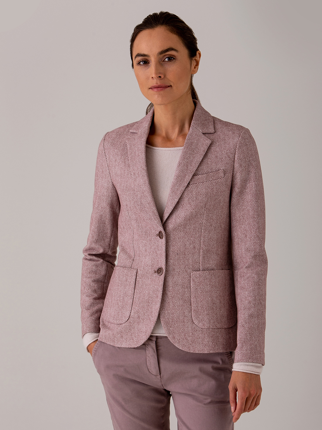 Detailansicht von Blazer aus Baumwolle von CIRCOLO