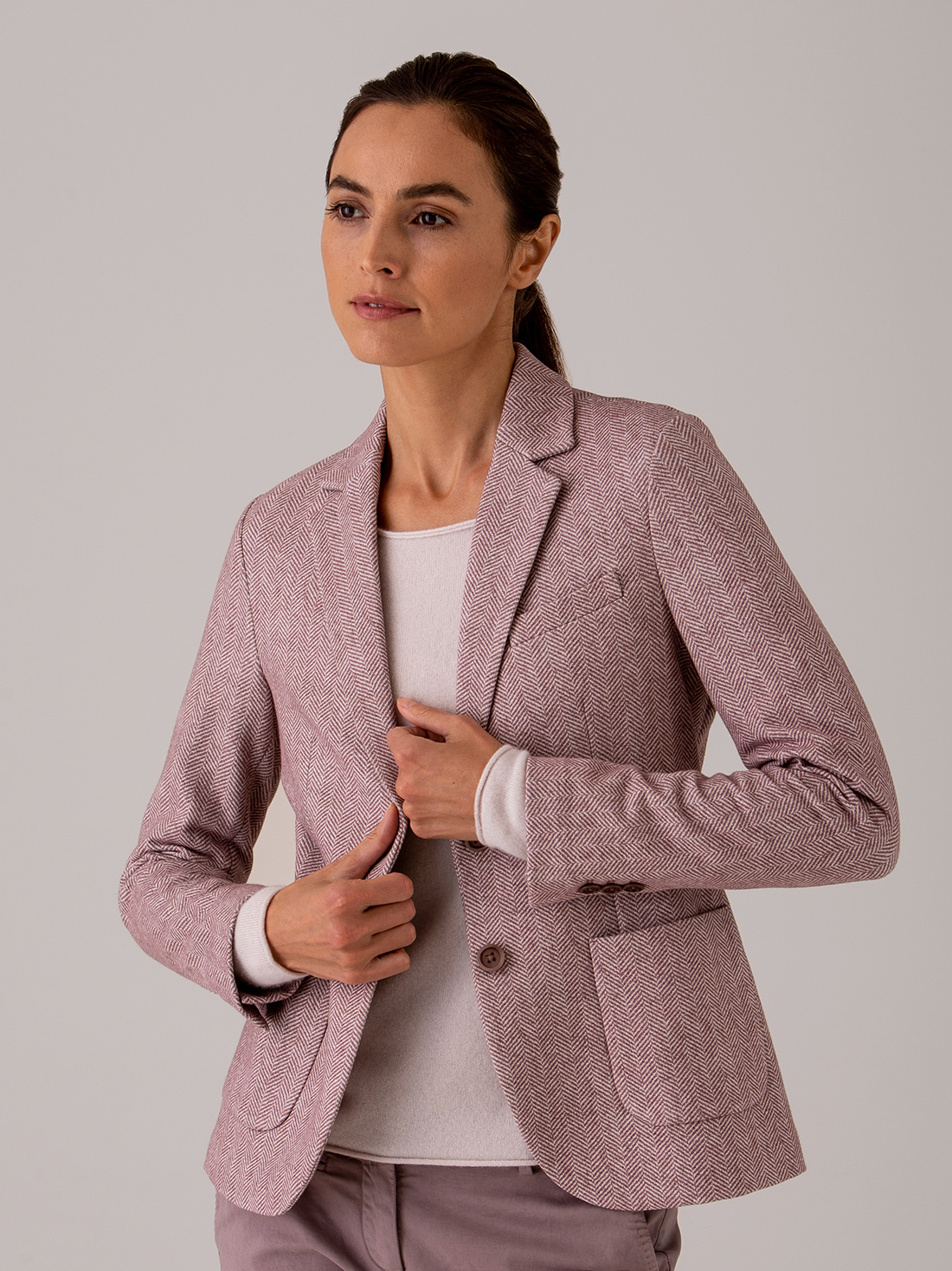 Detailansicht von Blazer aus Baumwolle von CIRCOLO