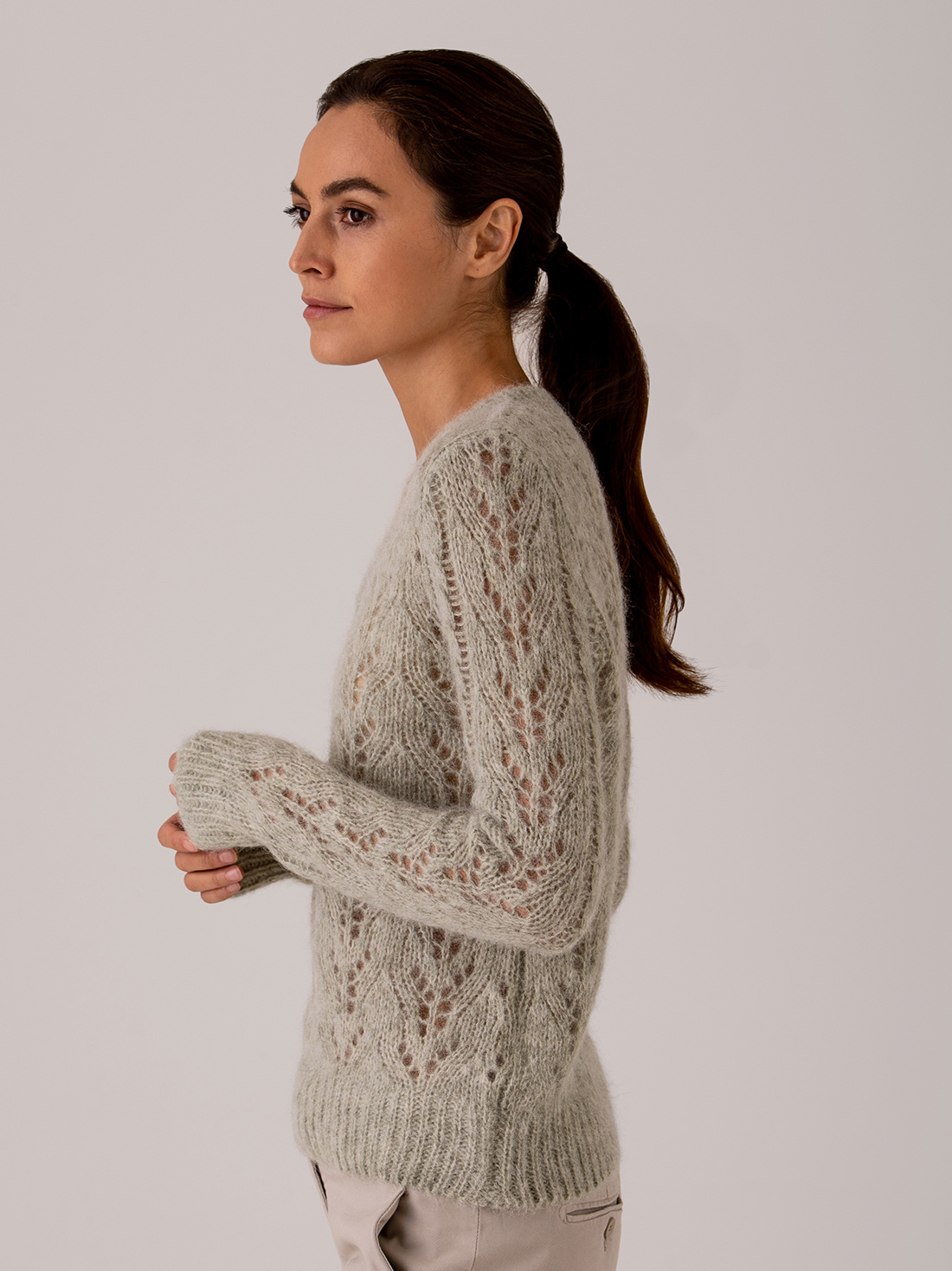 Detailansicht von Pullover mit Lochstrick von DANIELS