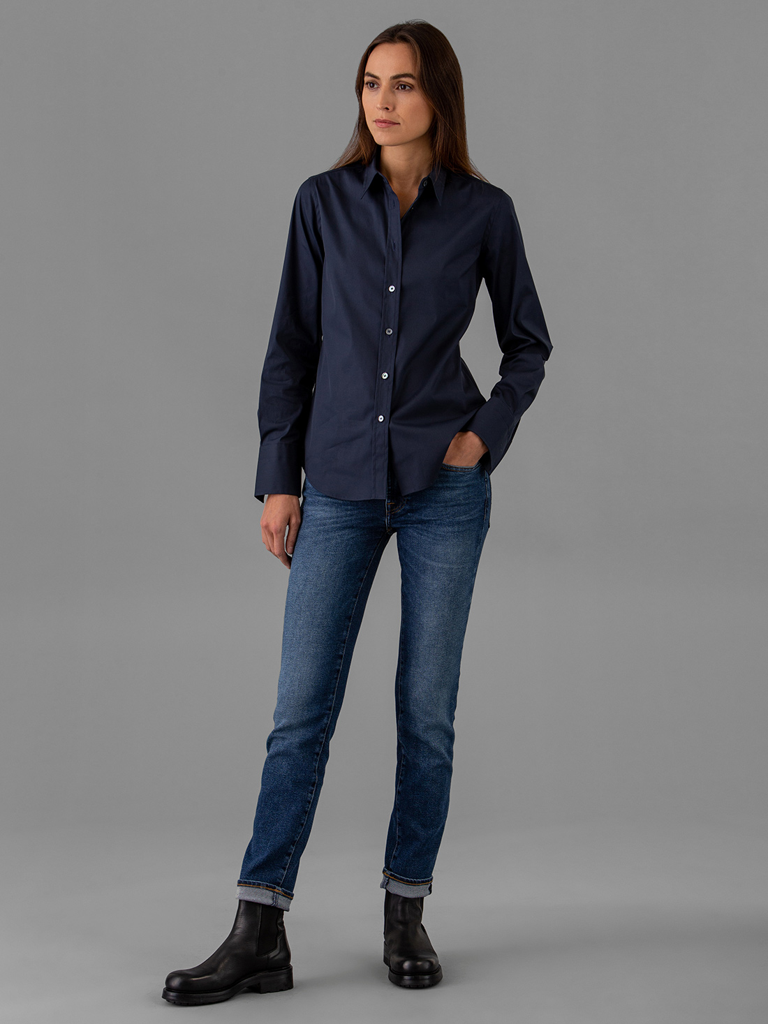 Detailansicht von Slim Fit Jeans von 7 FOR ALL MANKIND