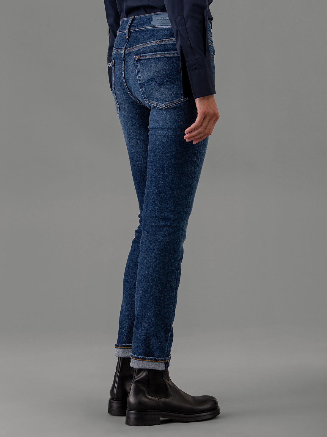 Detailansicht von Slim Fit Jeans von 7 FOR ALL MANKIND