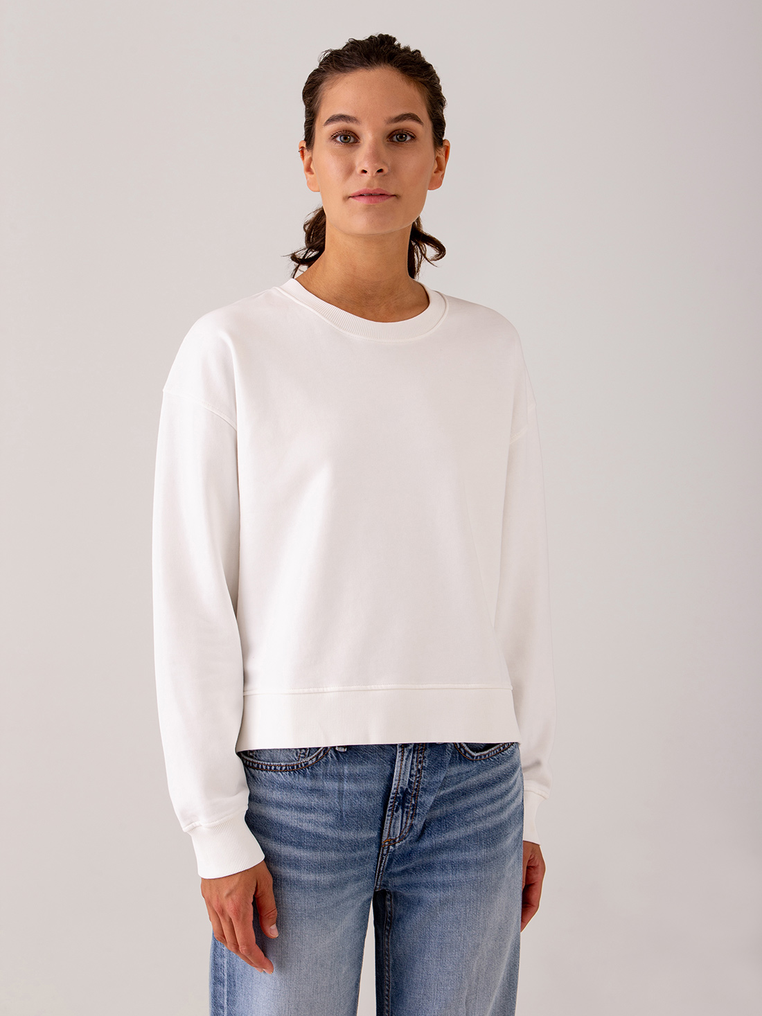 Detailansicht von Sweatshirt aus Baumwolle von DANIELS