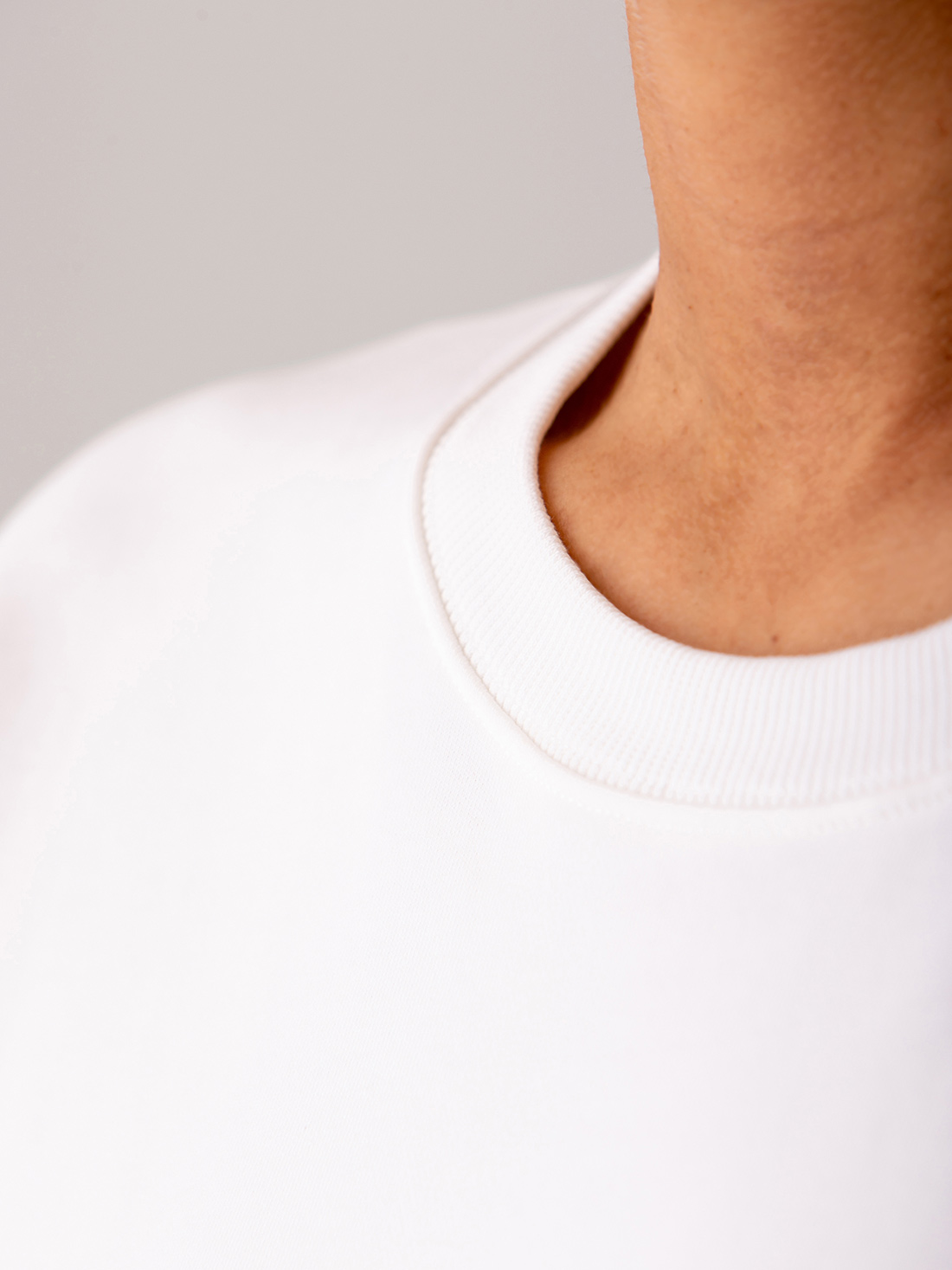 Detailansicht von Sweatshirt aus Baumwolle von DANIELS