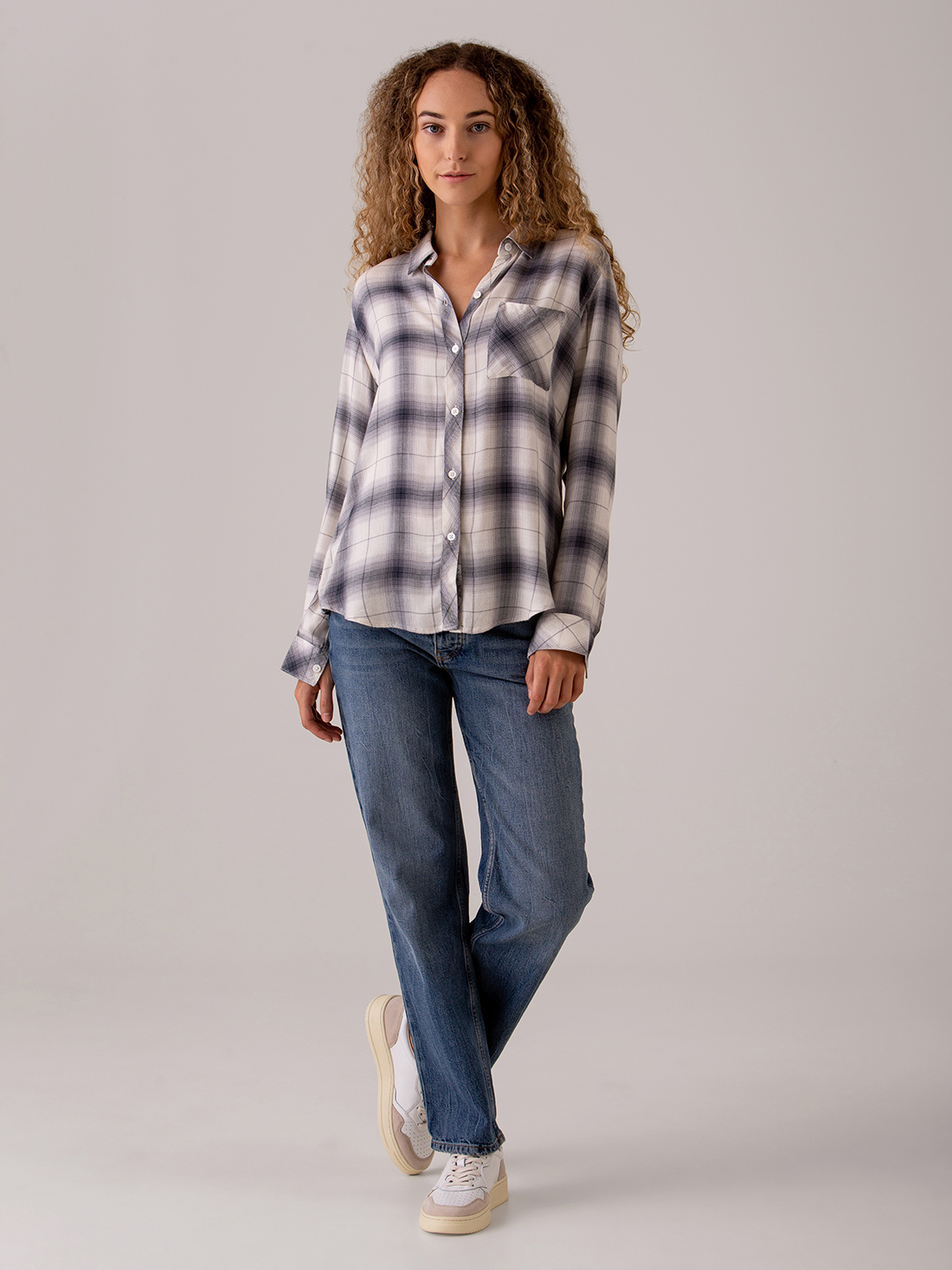 Detailansicht von Karobluse von RAILS