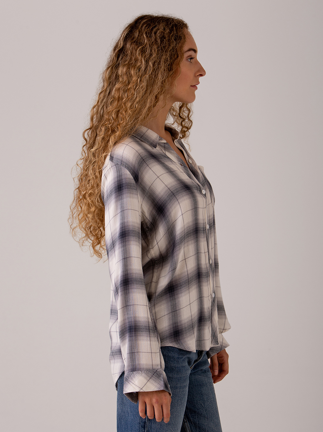 Detailansicht von Karobluse von RAILS