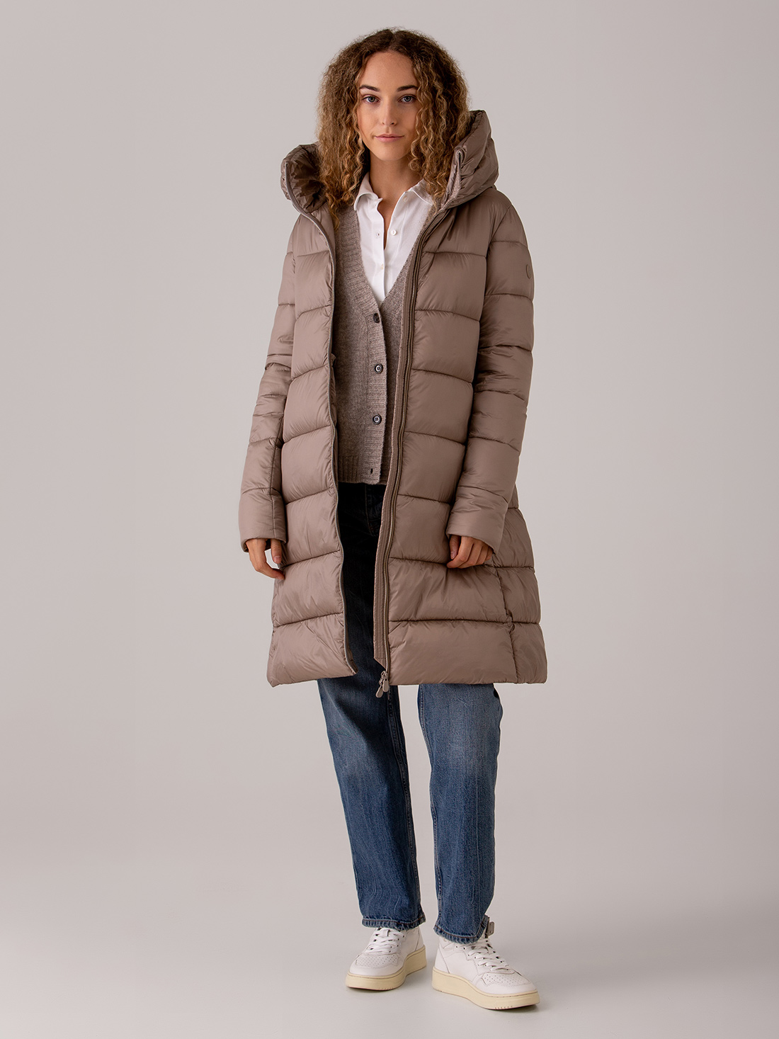 Detailansicht von Steppmantel von SAVE THE DUCK