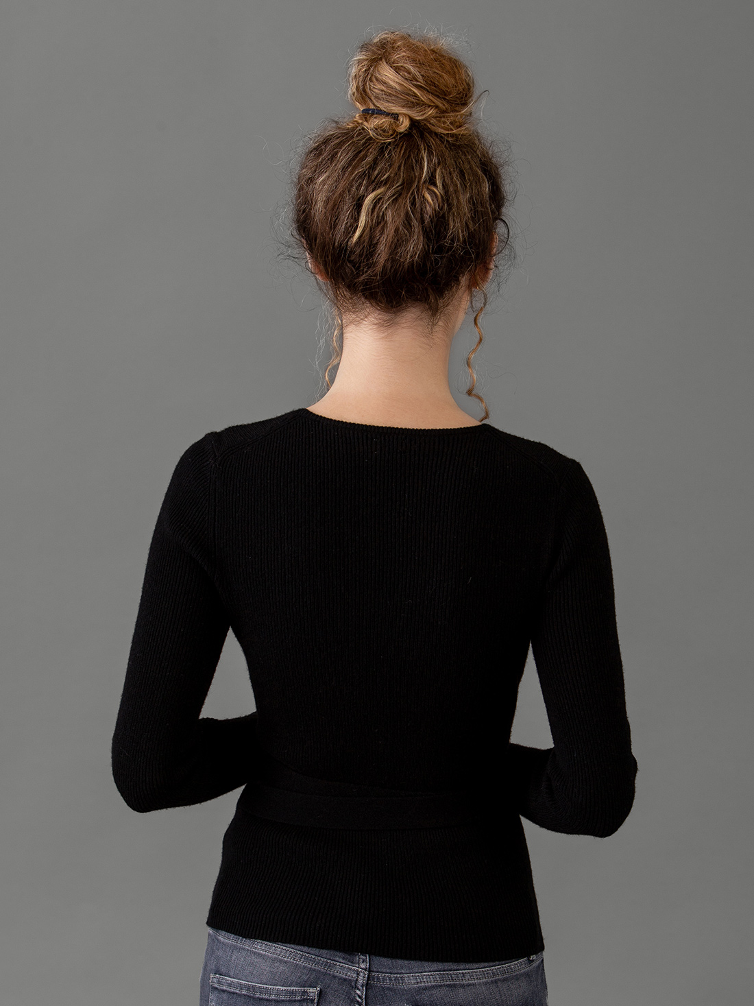 Detailansicht von Wickeljacke aus Baumwolle von DANIELS