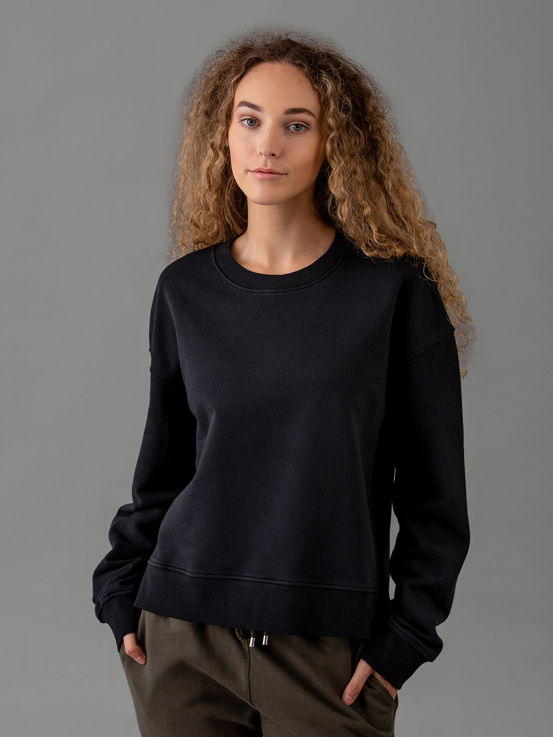 Detailansicht von Sweatshirt aus Baumwolle von DANIELS