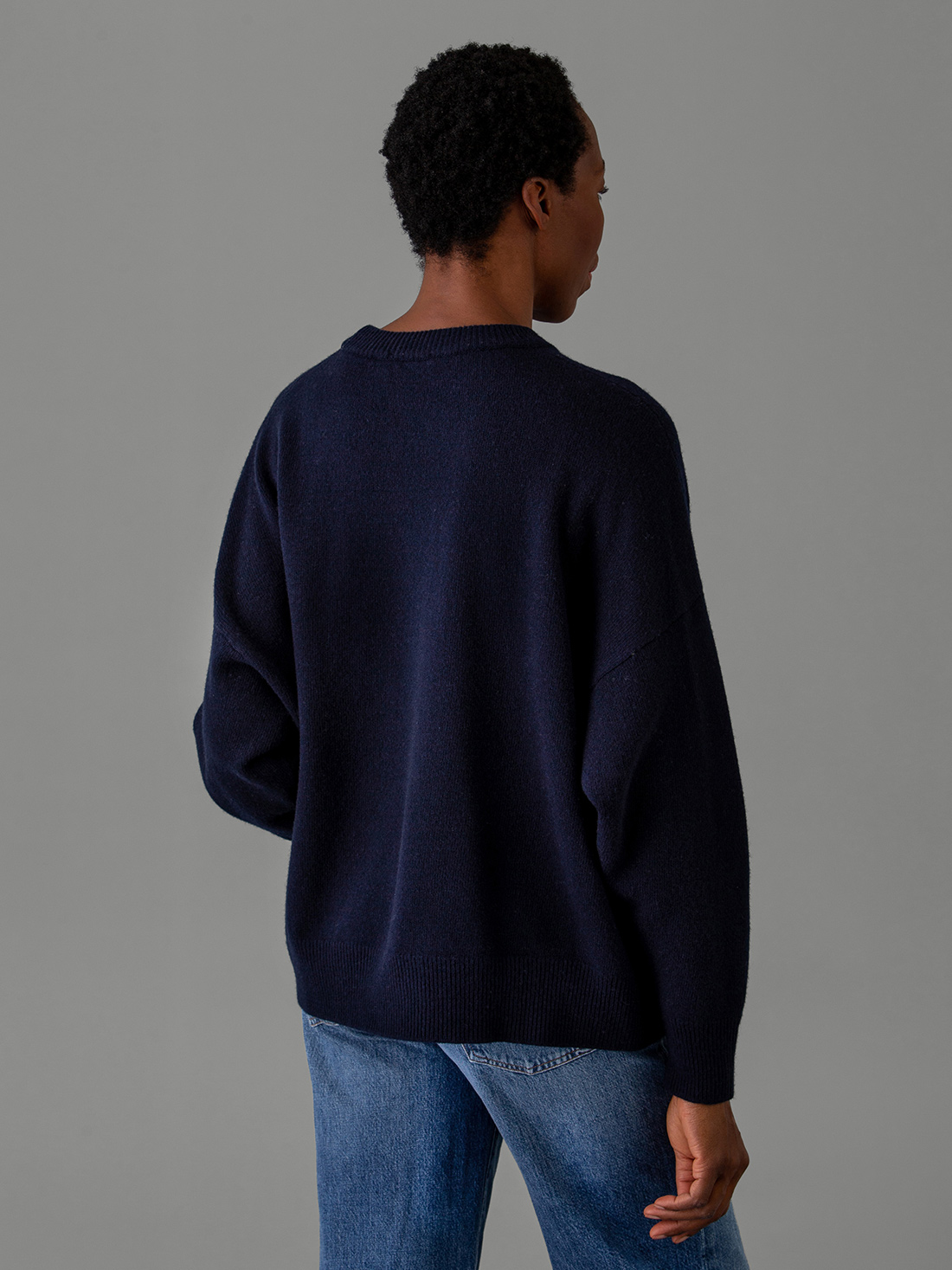 Detailansicht von Pullover aus Merinowolle von ROBERTO COLLINA