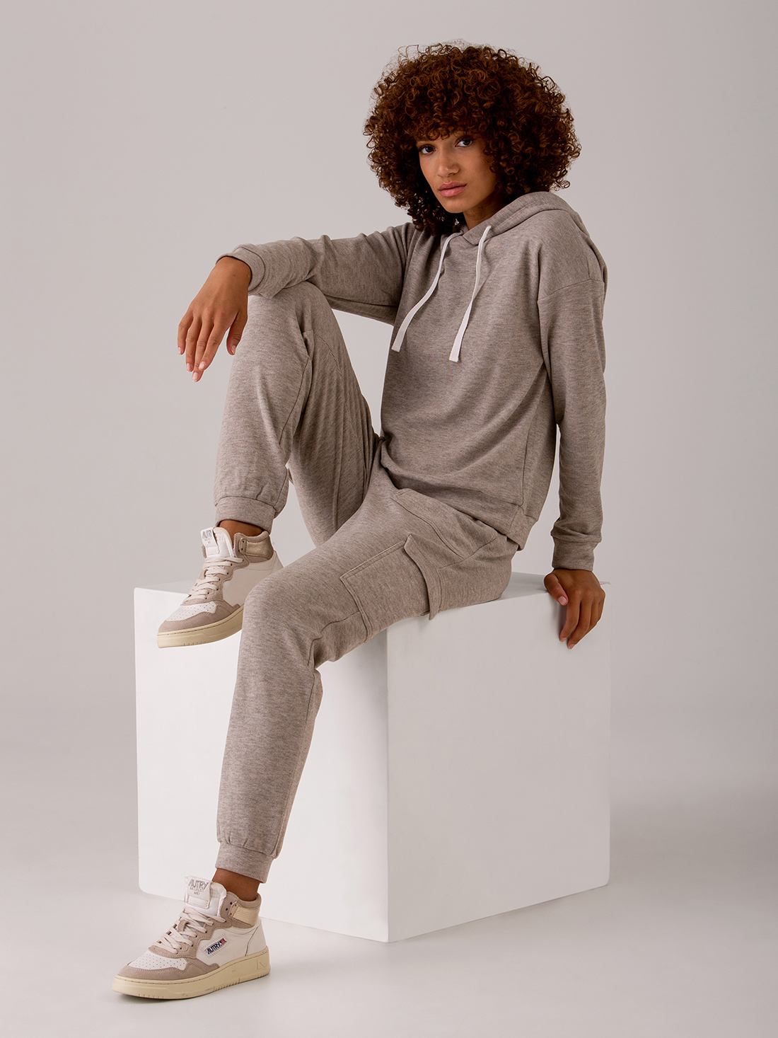 Detailansicht von Kapuzen-Sweatshirt von BOBI LOS ANGELES