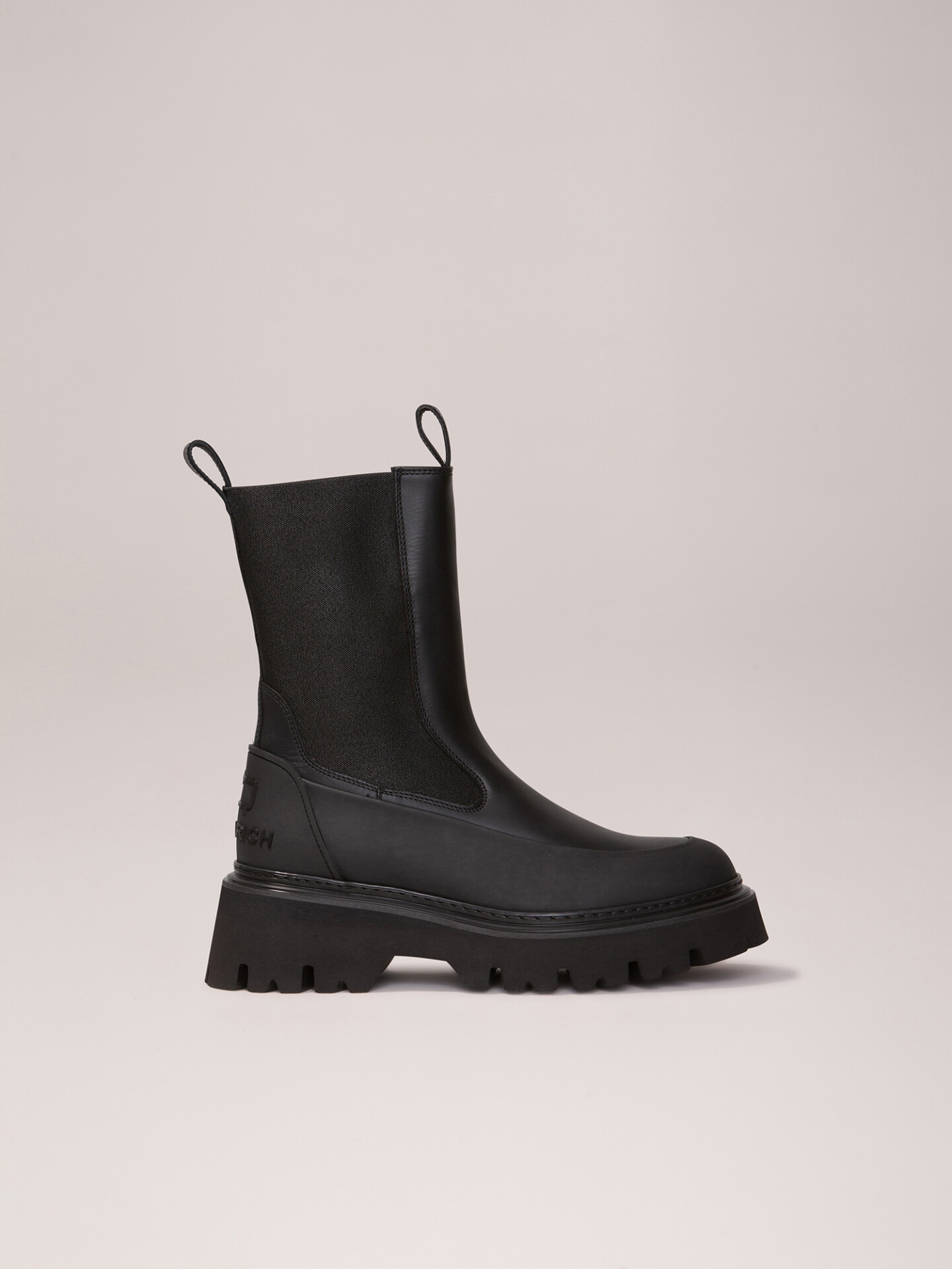 Detailansicht von Chelsea-Boots aus Leder von WOOLRICH