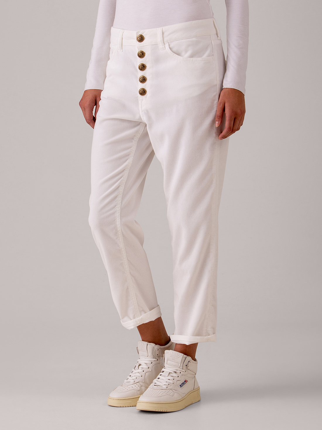 Detailansicht von Lässige Hose aus Cord von DONDUP