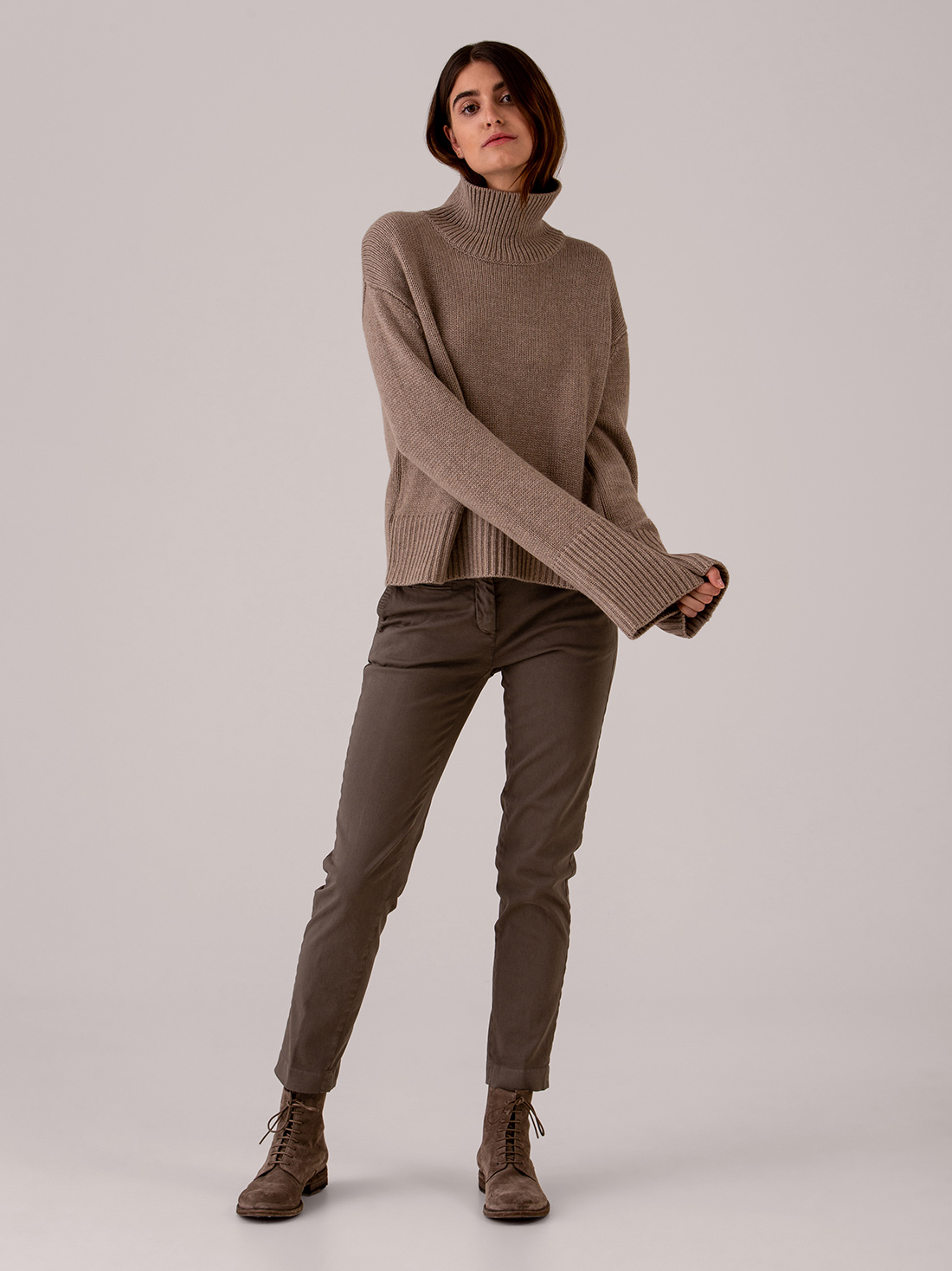 Detailansicht von Turtleneck Pullover aus Cashmere von LISA YANG