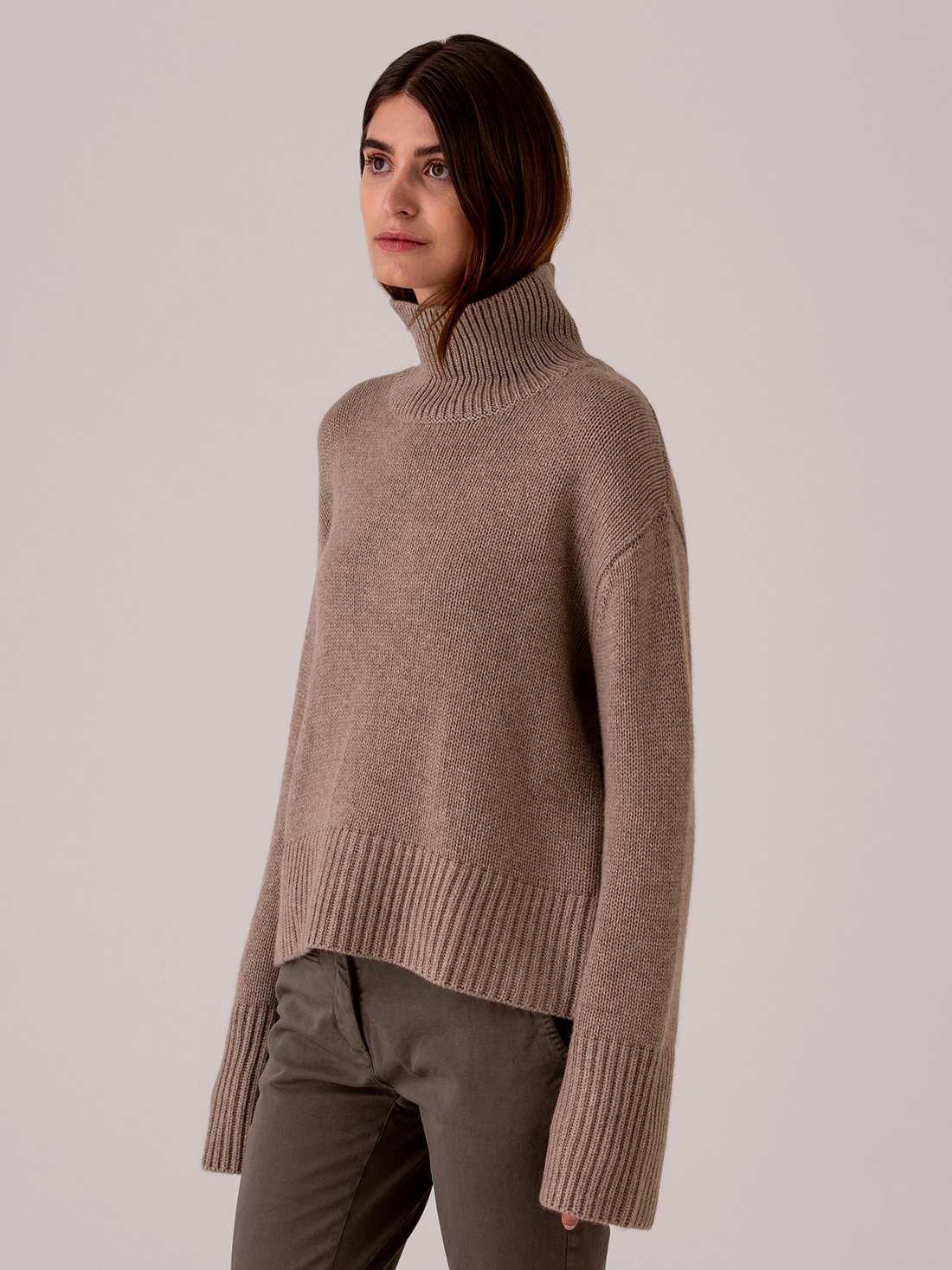 Detailansicht von Turtleneck Pullover aus Cashmere von LISA YANG