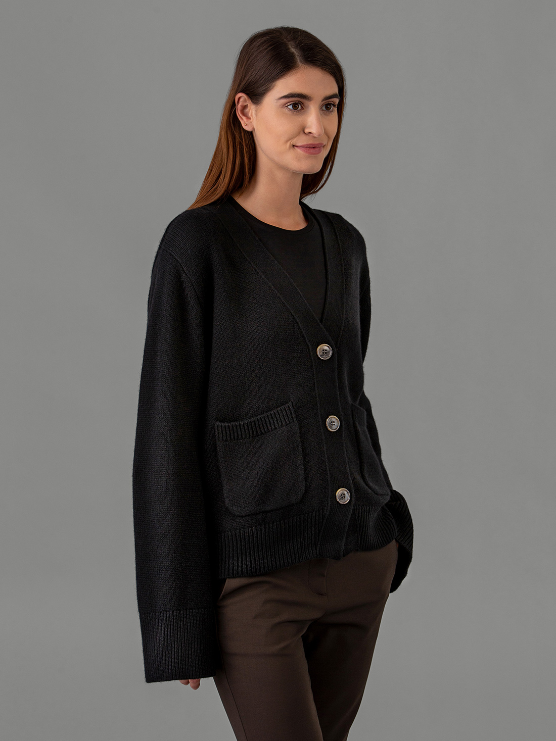 Detailansicht von Strickjacke aus Cashmere von LISA YANG