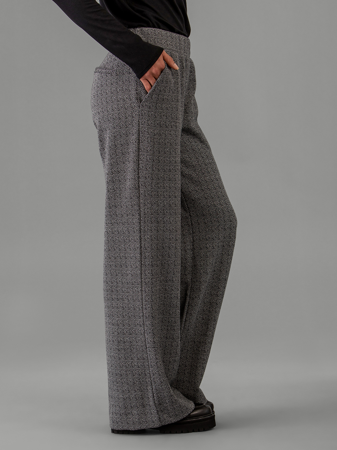 Detailansicht von Weite Hose aus Baumwolle von DANIELS