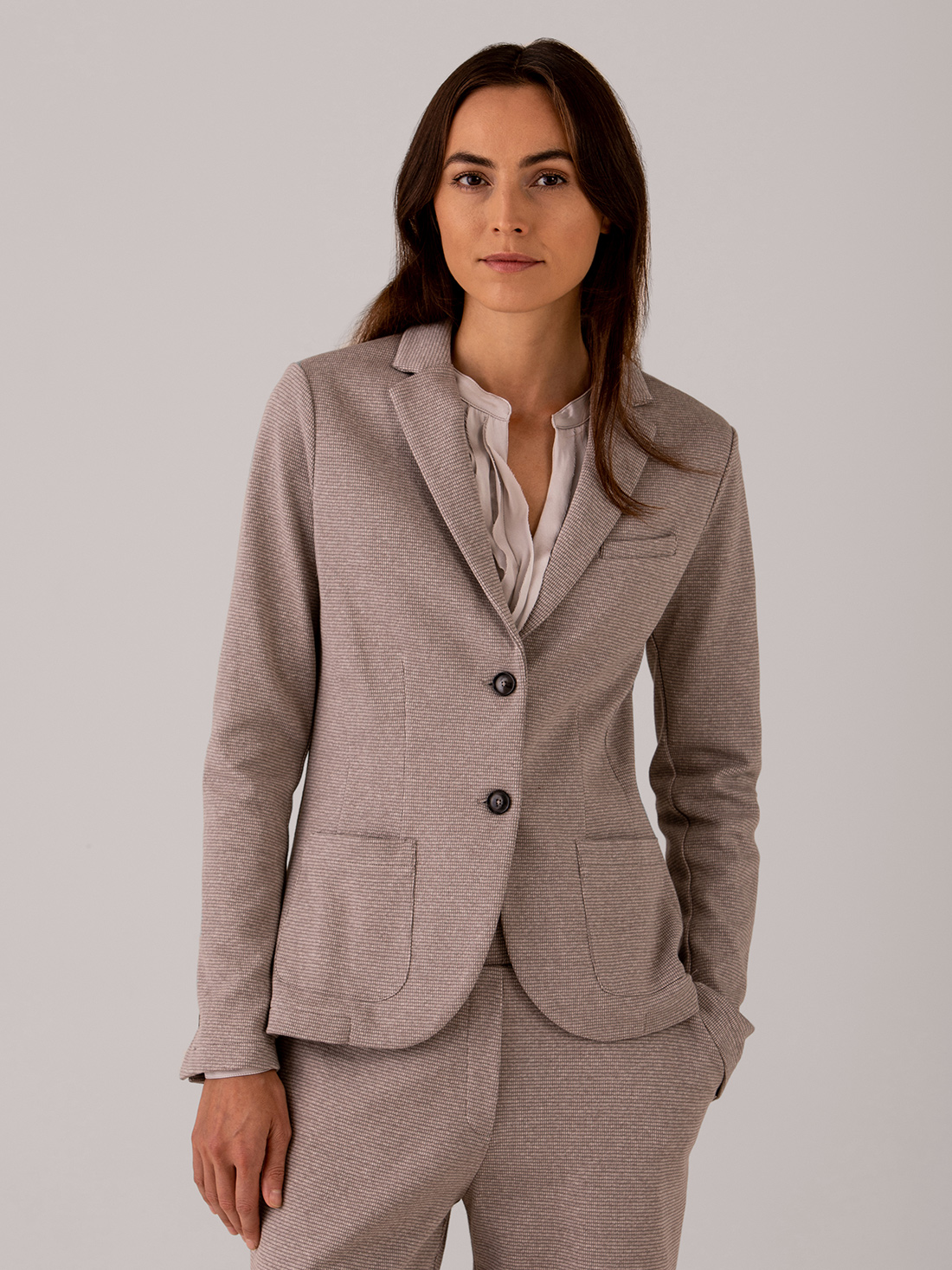 Detailansicht von Blazer aus Baumwolle von DANIELS