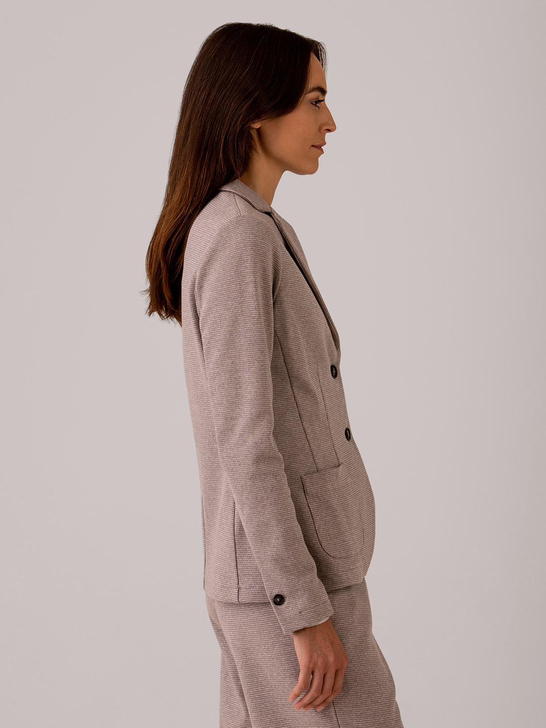 Detailansicht von Blazer aus Baumwolle von DANIELS