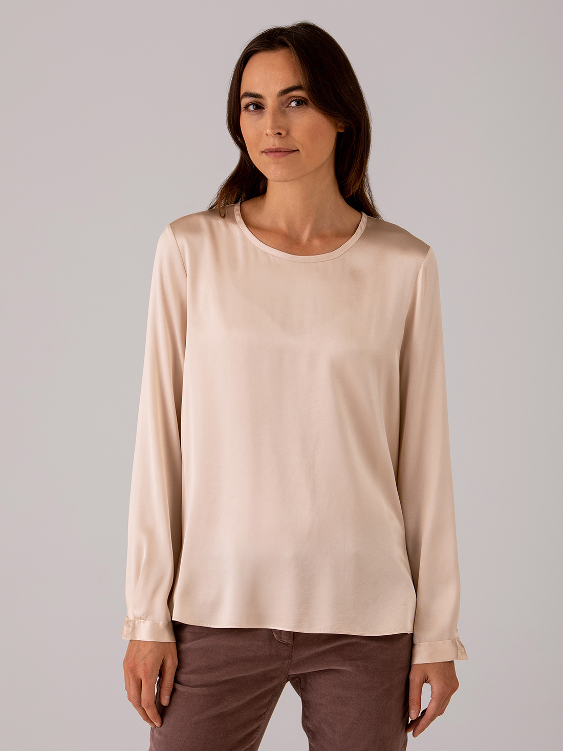 Detailansicht von Seidenbluse von ANTONELLI