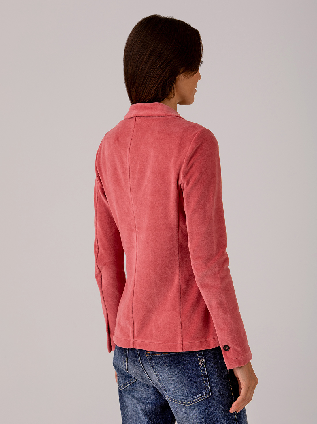 Detailansicht von Samtblazer aus Baumwolle von DANIELS