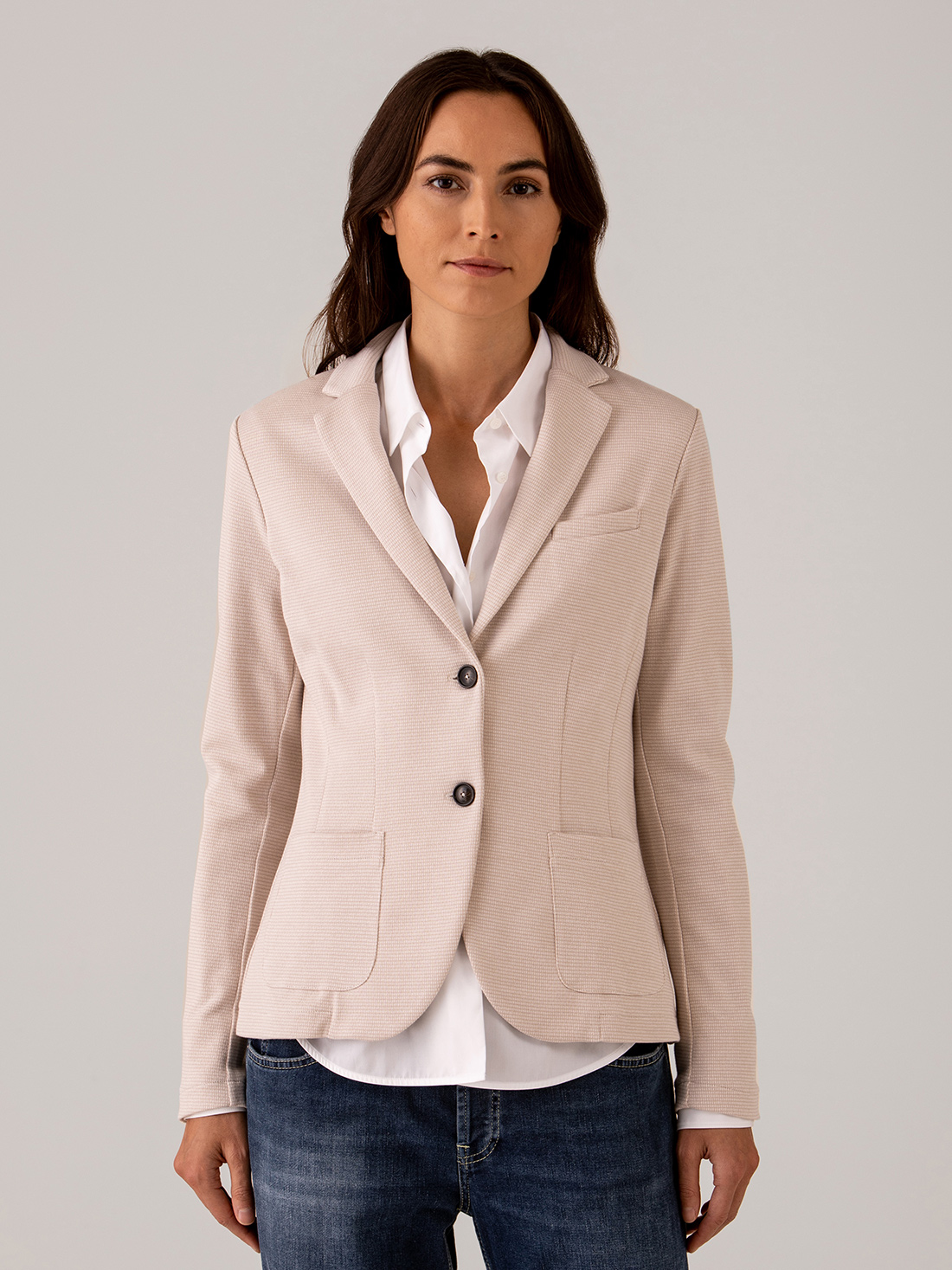 Detailansicht von Blazer aus Baumwolle von DANIELS