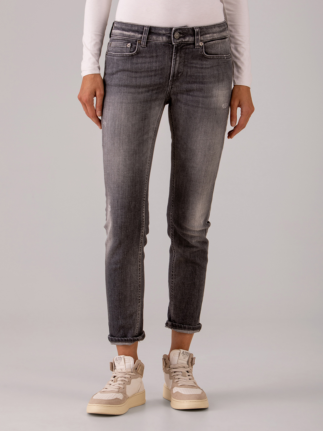 Detailansicht von Slim Fit Jeans von DONDUP