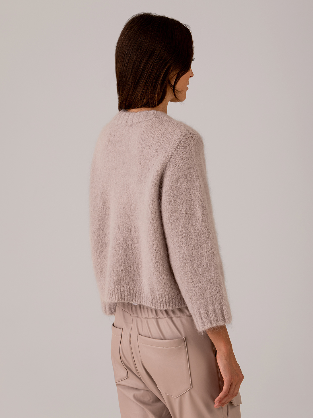 Detailansicht von Kurzer Pullover aus Mohair von AMERICAN VINTAGE