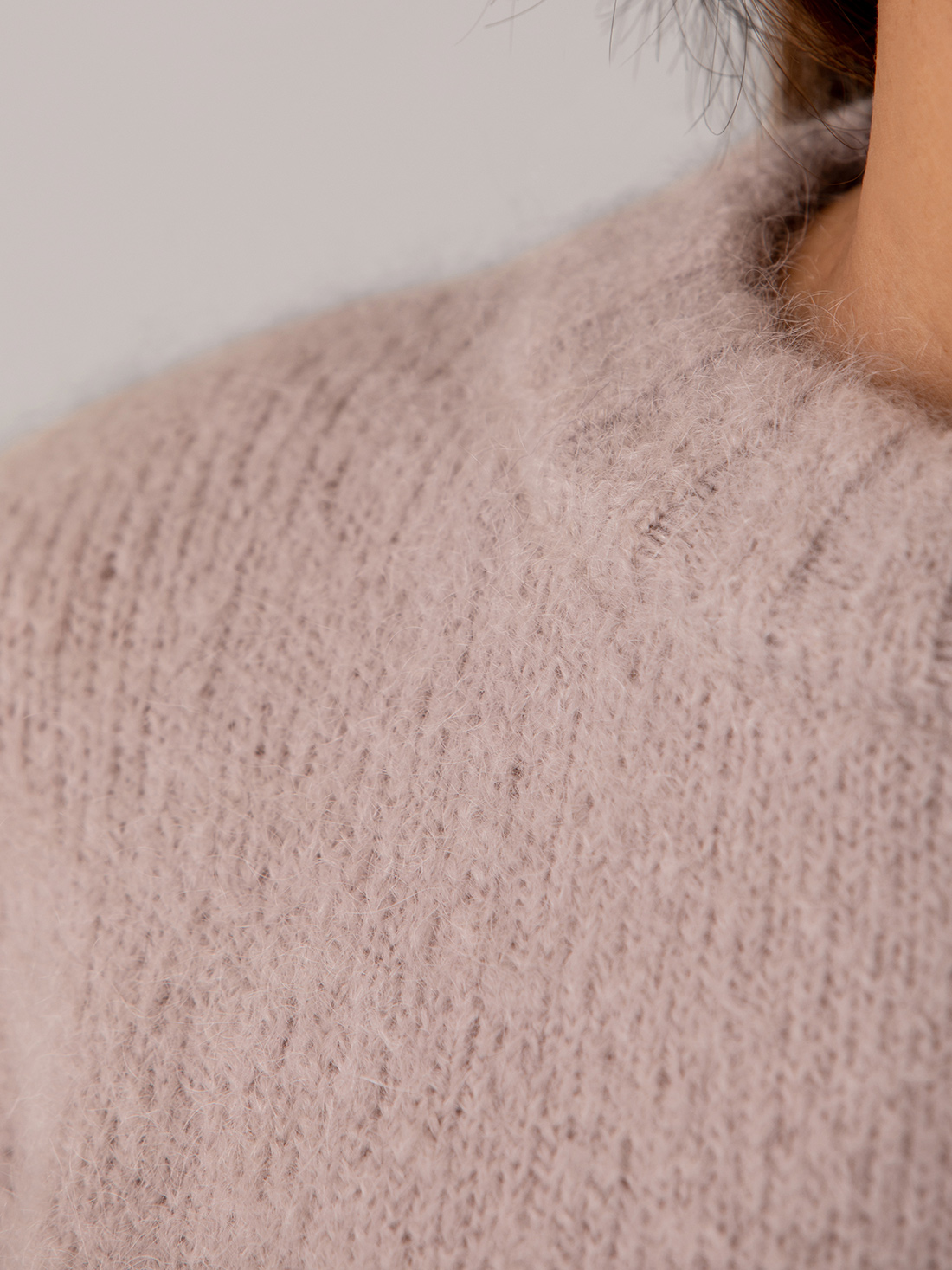 Detailansicht von Kurzer Pullover aus Mohair von AMERICAN VINTAGE