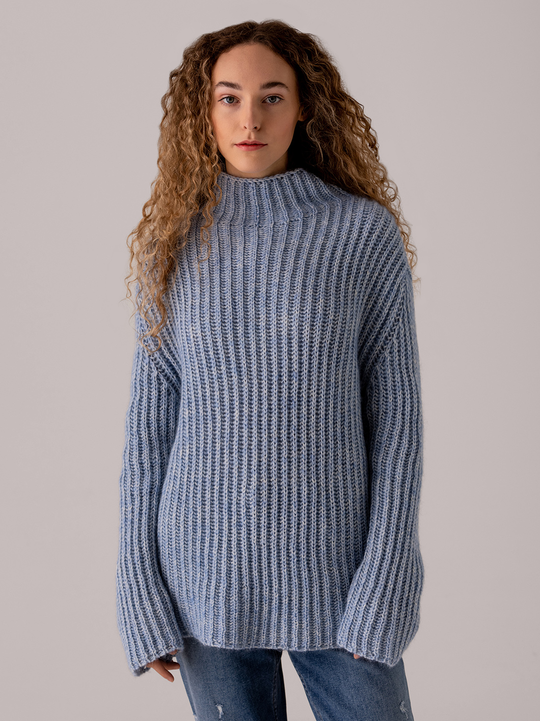 Detailansicht von Turtleneck Pullover aus Baumwolle von DRYKORN