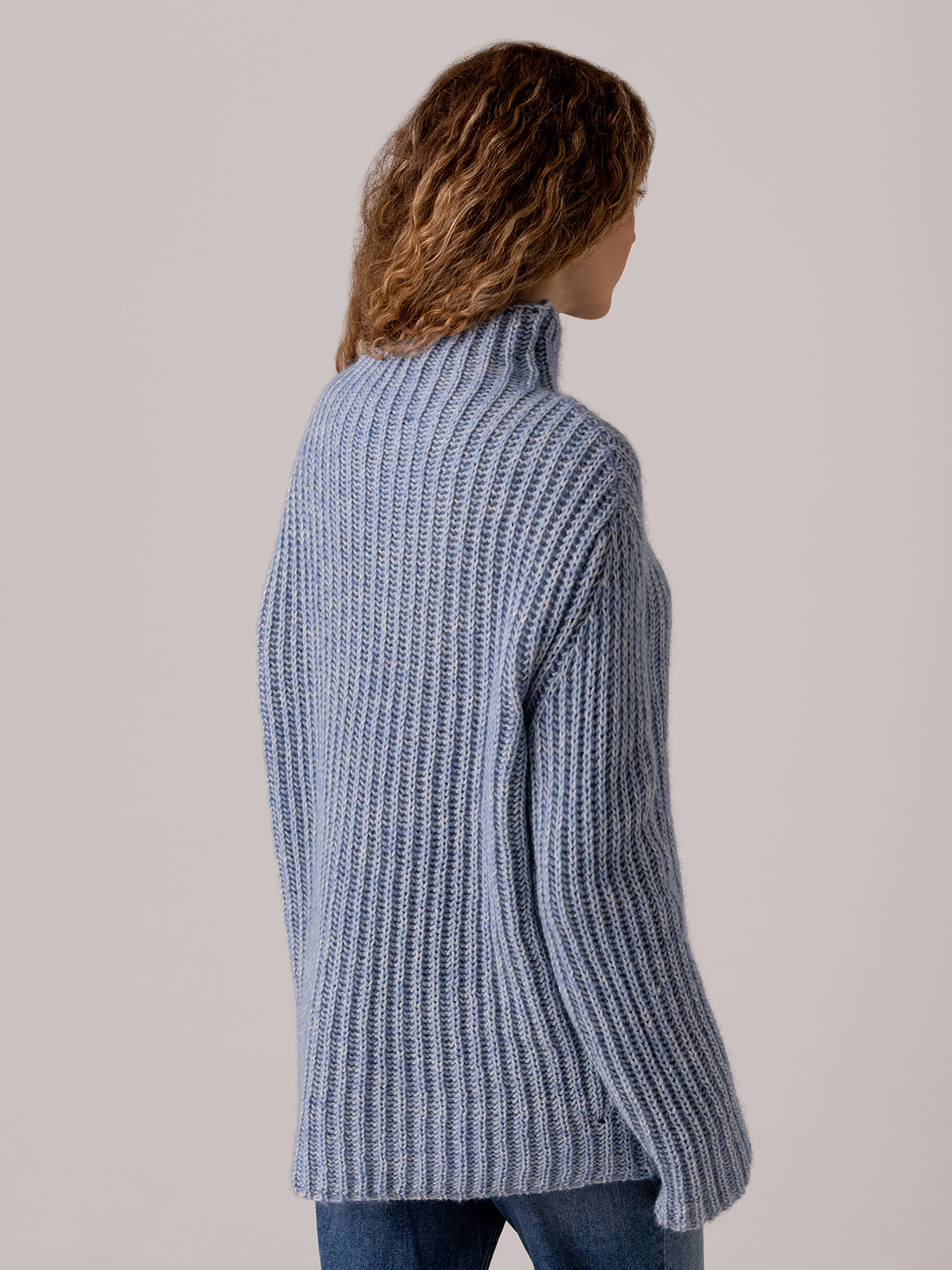 Detailansicht von Turtleneck Pullover aus Baumwolle von DRYKORN