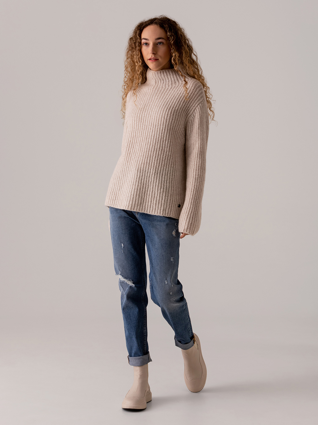 Detailansicht von Turtleneck Pullover aus Wolle von BETTER RICH