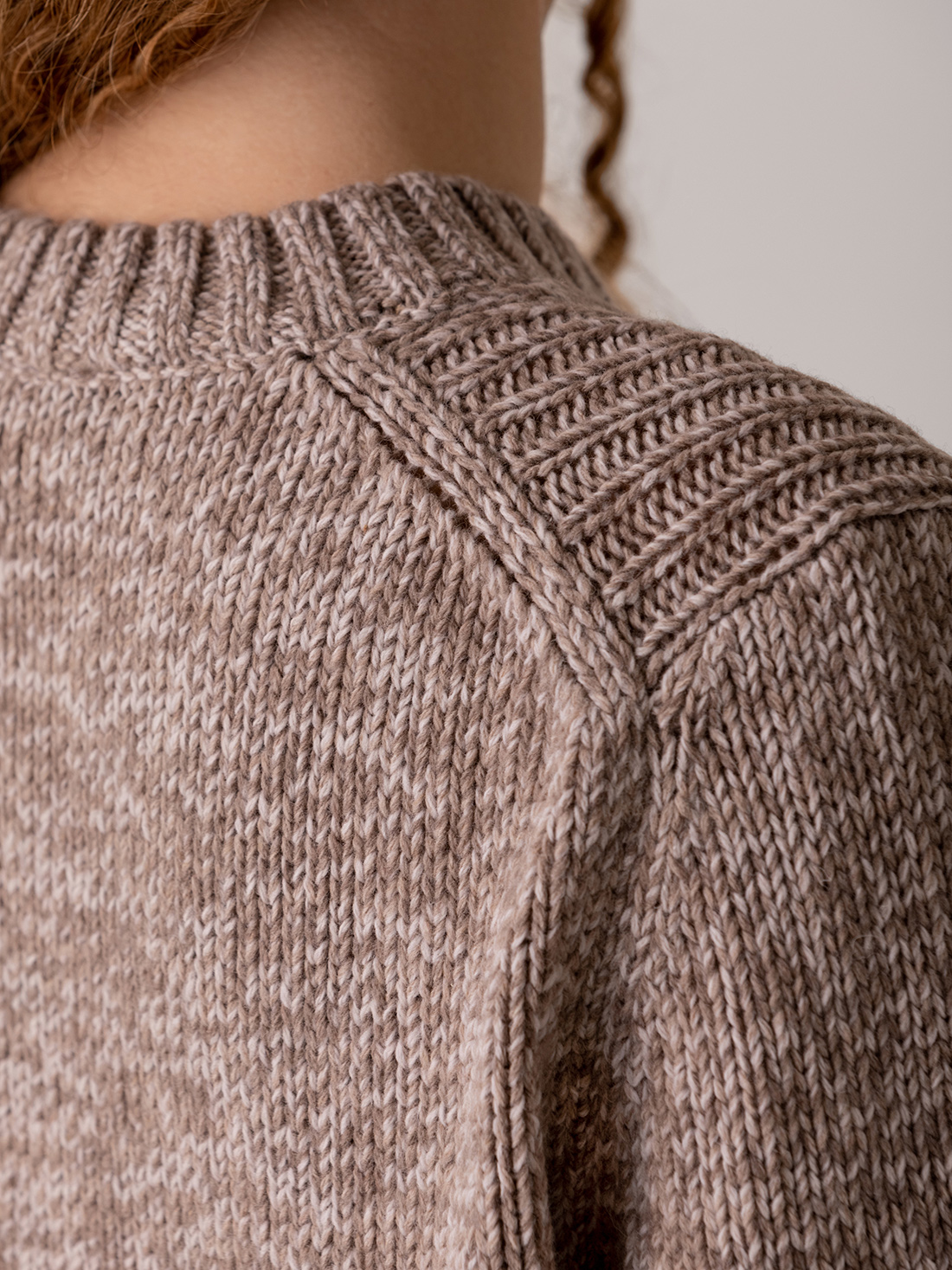 Detailansicht von Pullover aus Wolle von ARMEDANGELS