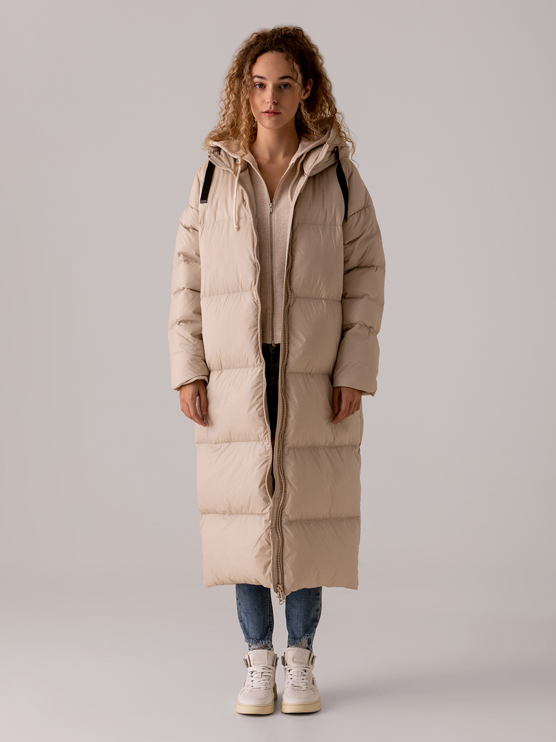 Detailansicht von Langer Daunenmantel von BOMBOOGIE