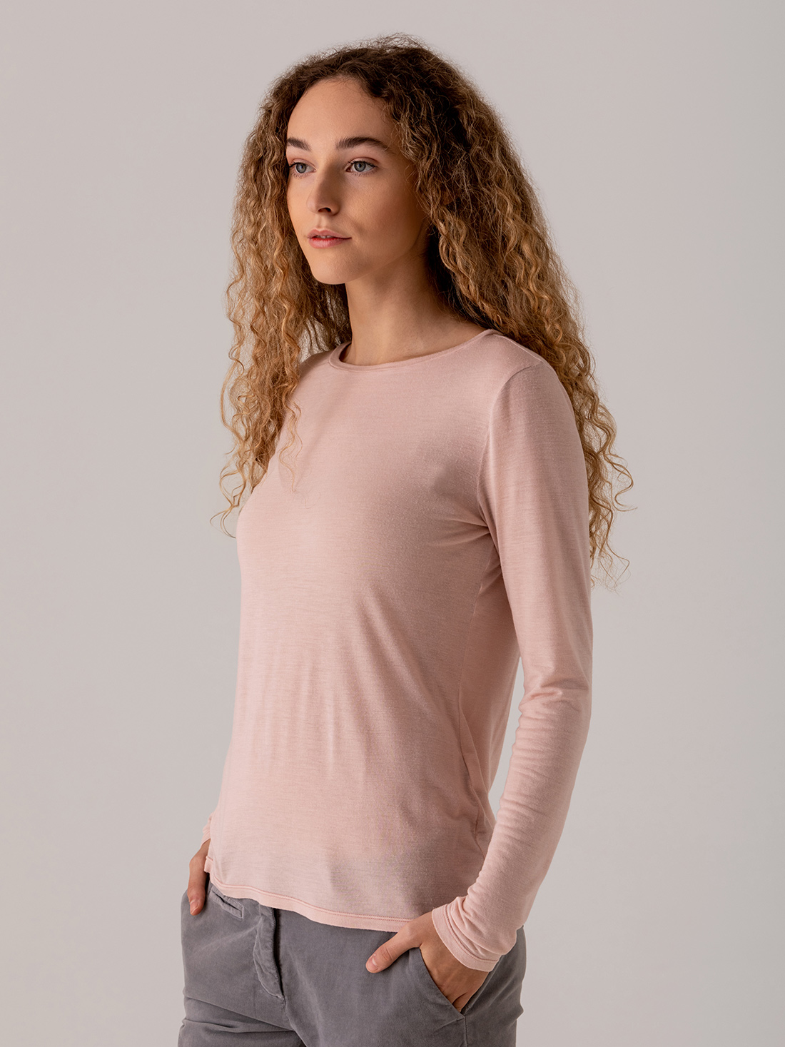 Detailansicht von Langarmshirt aus Modal von ANTONELLI