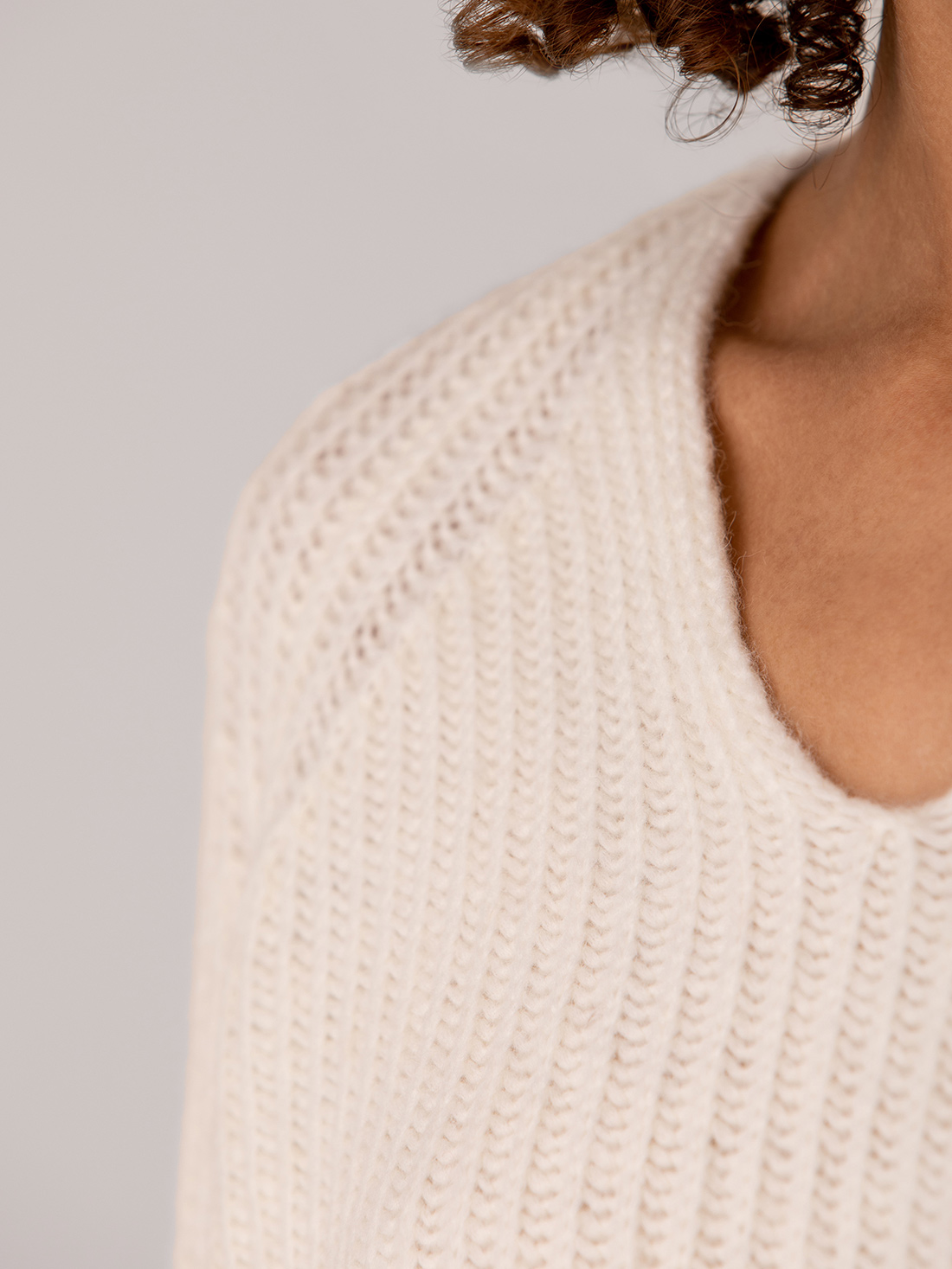 Detailansicht von Pullover aus Alpakawolle von DRYKORN