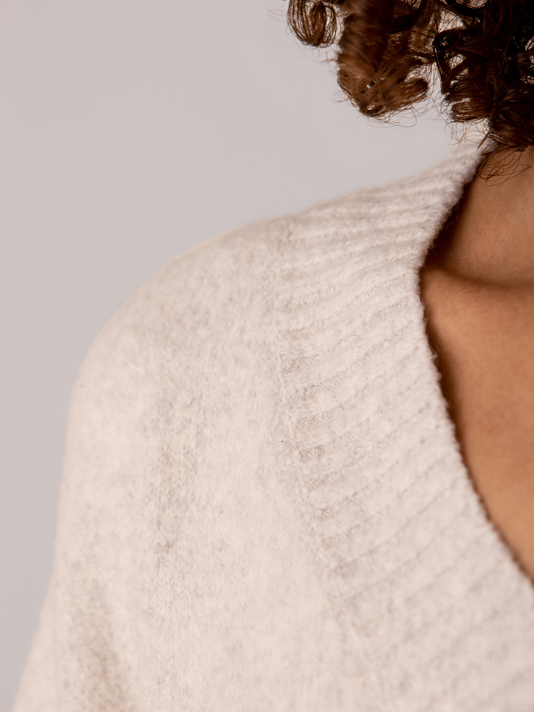 Detailansicht von Oversize Pullover aus Baumwolle von BETTER RICH