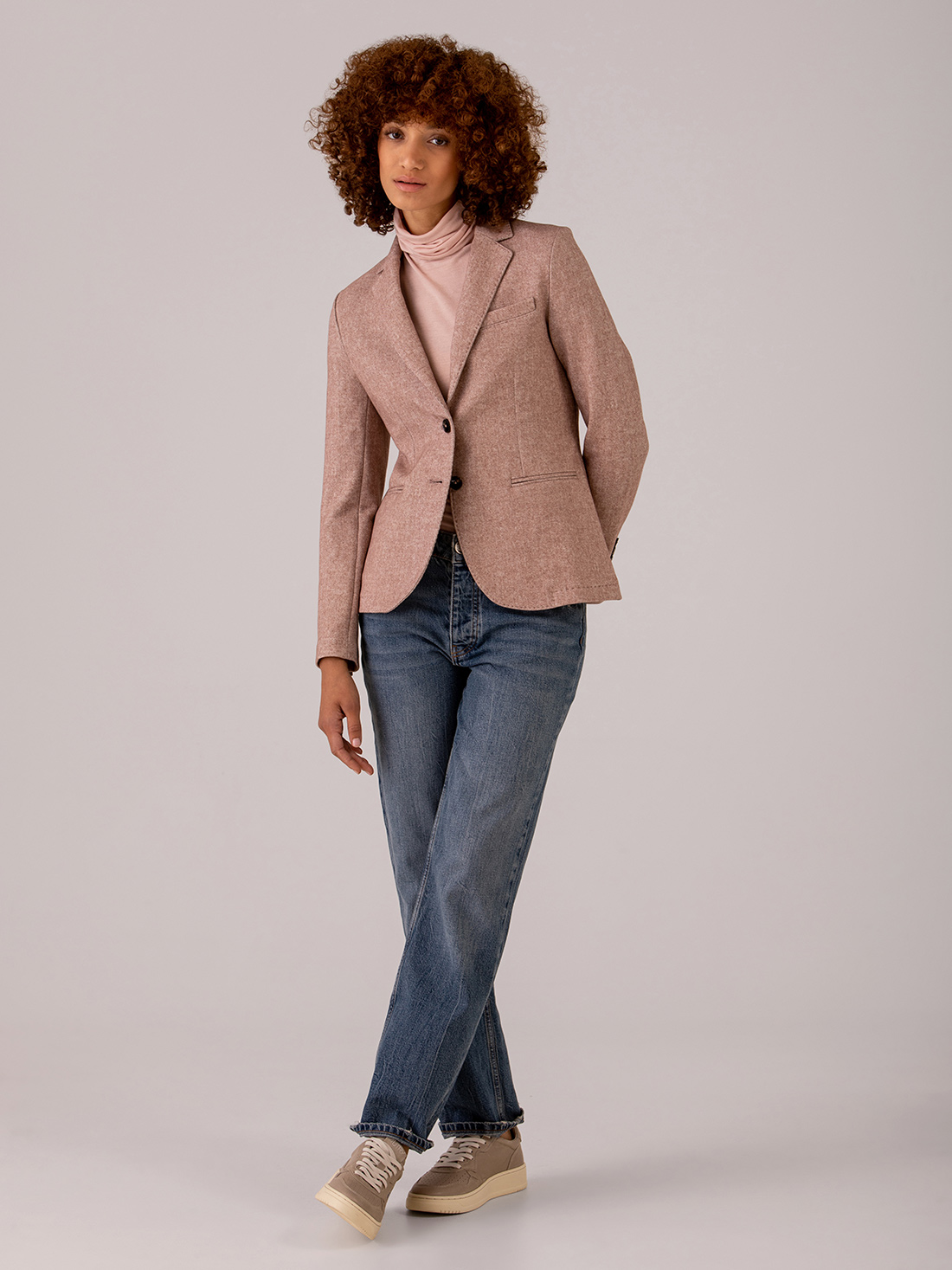 Detailansicht von Blazer aus Baumwolle von CIRCOLO