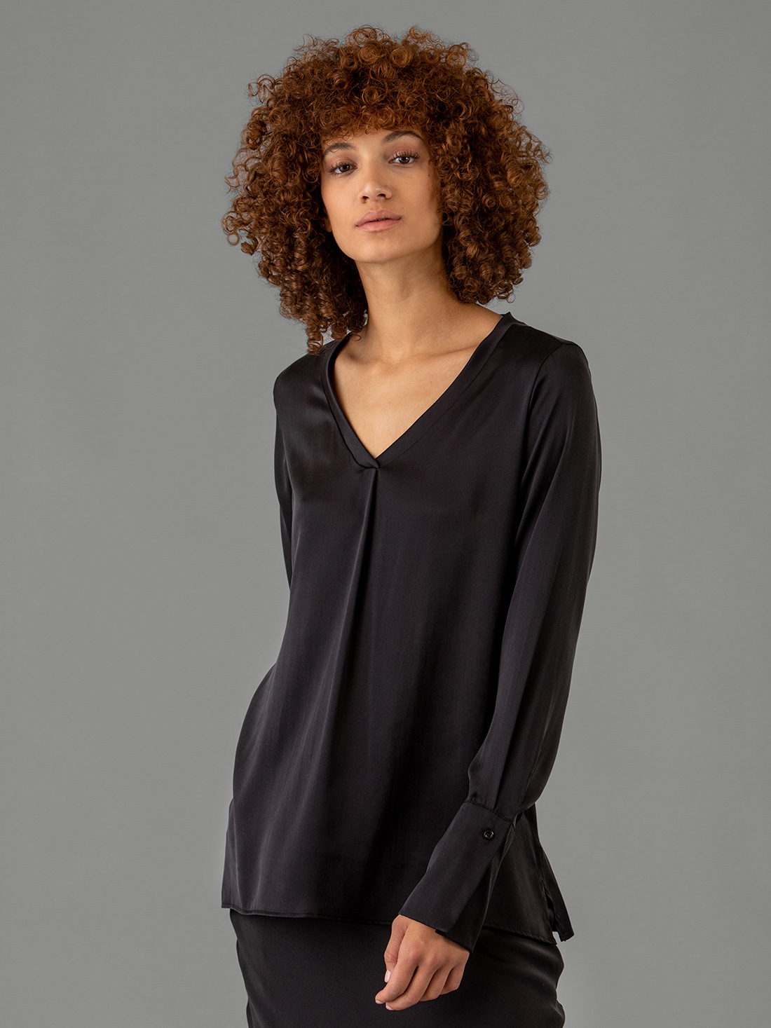 Detailansicht von Seidenbluse von DANIELS