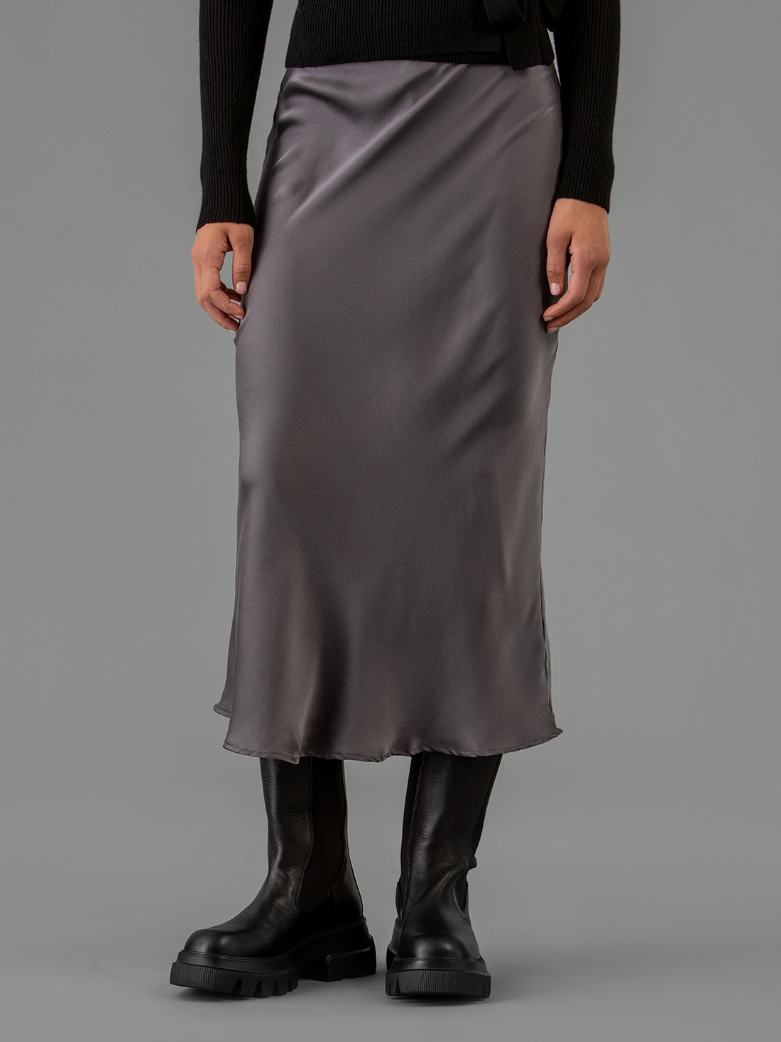 Detailansicht von Maxi-Rock aus Seide von DANIELS