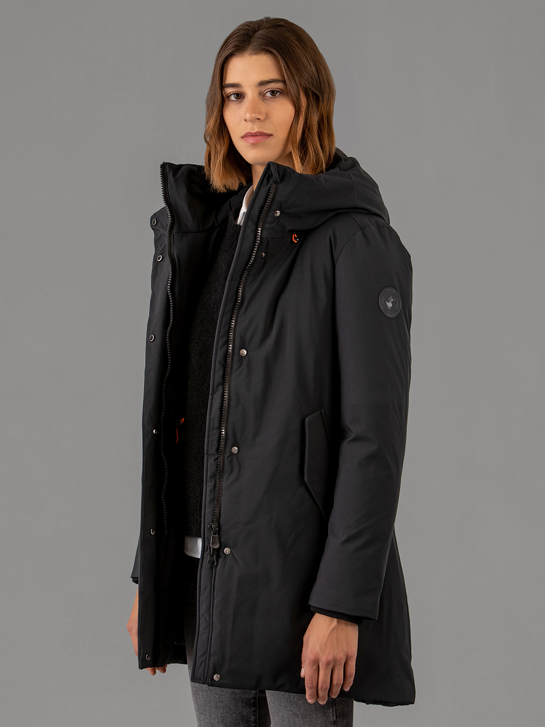 Detailansicht von Steppmantel von SAVE THE DUCK