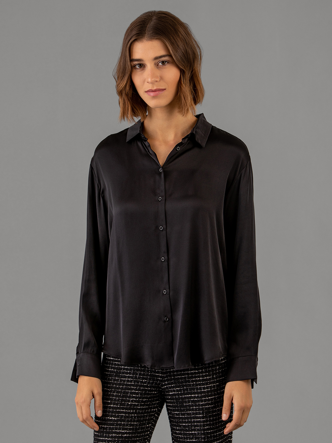 Detailansicht von Seidenbluse von DANIELS