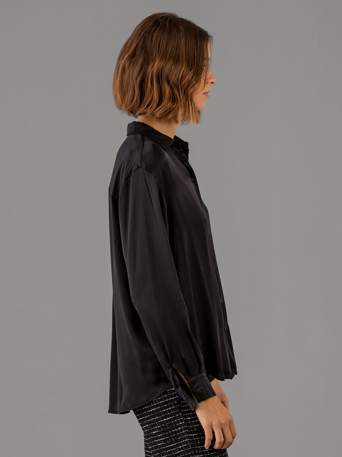 Detailansicht von Seidenbluse von DANIELS