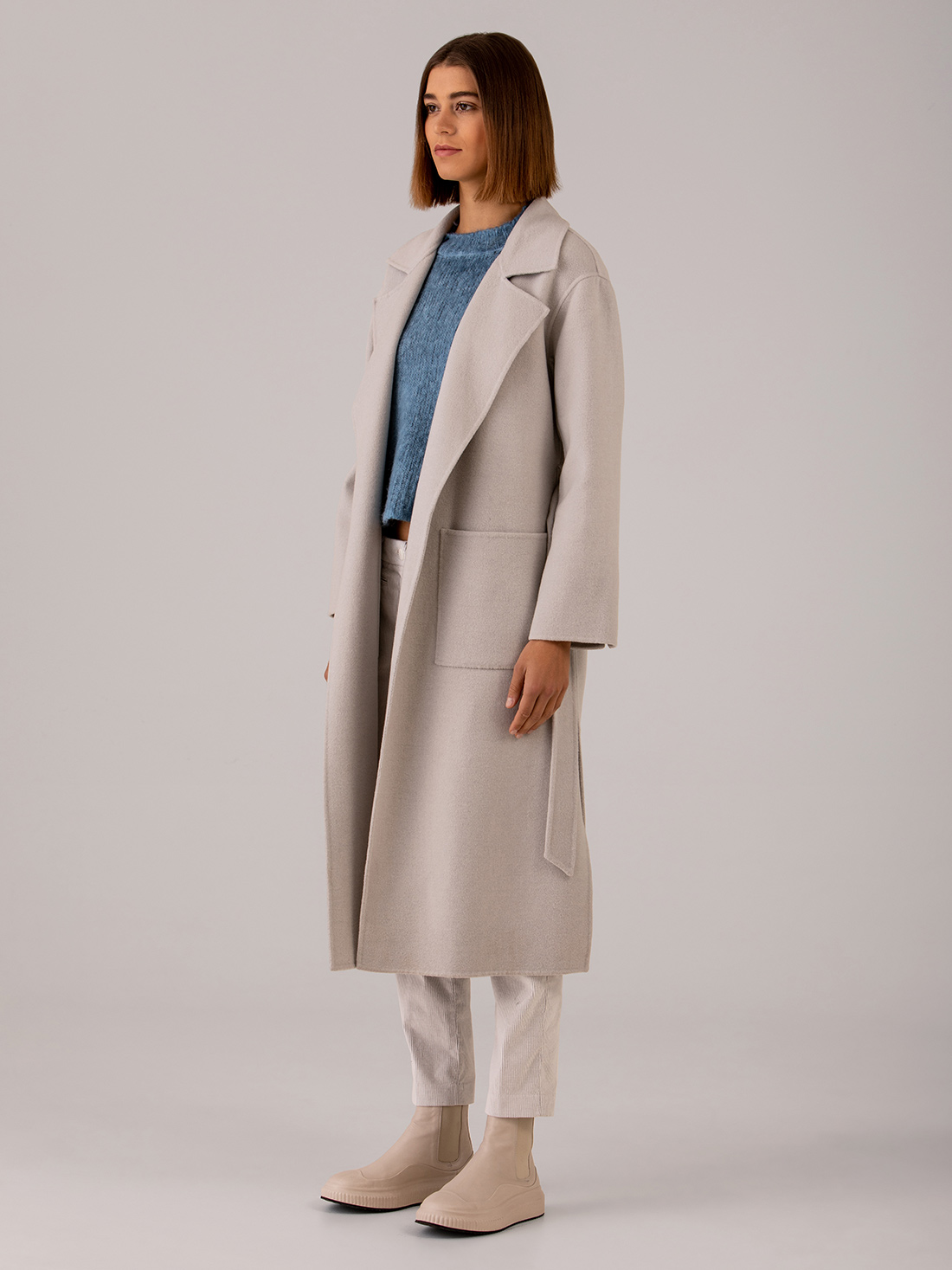 Detailansicht von Wollmantel von OAKWOOD