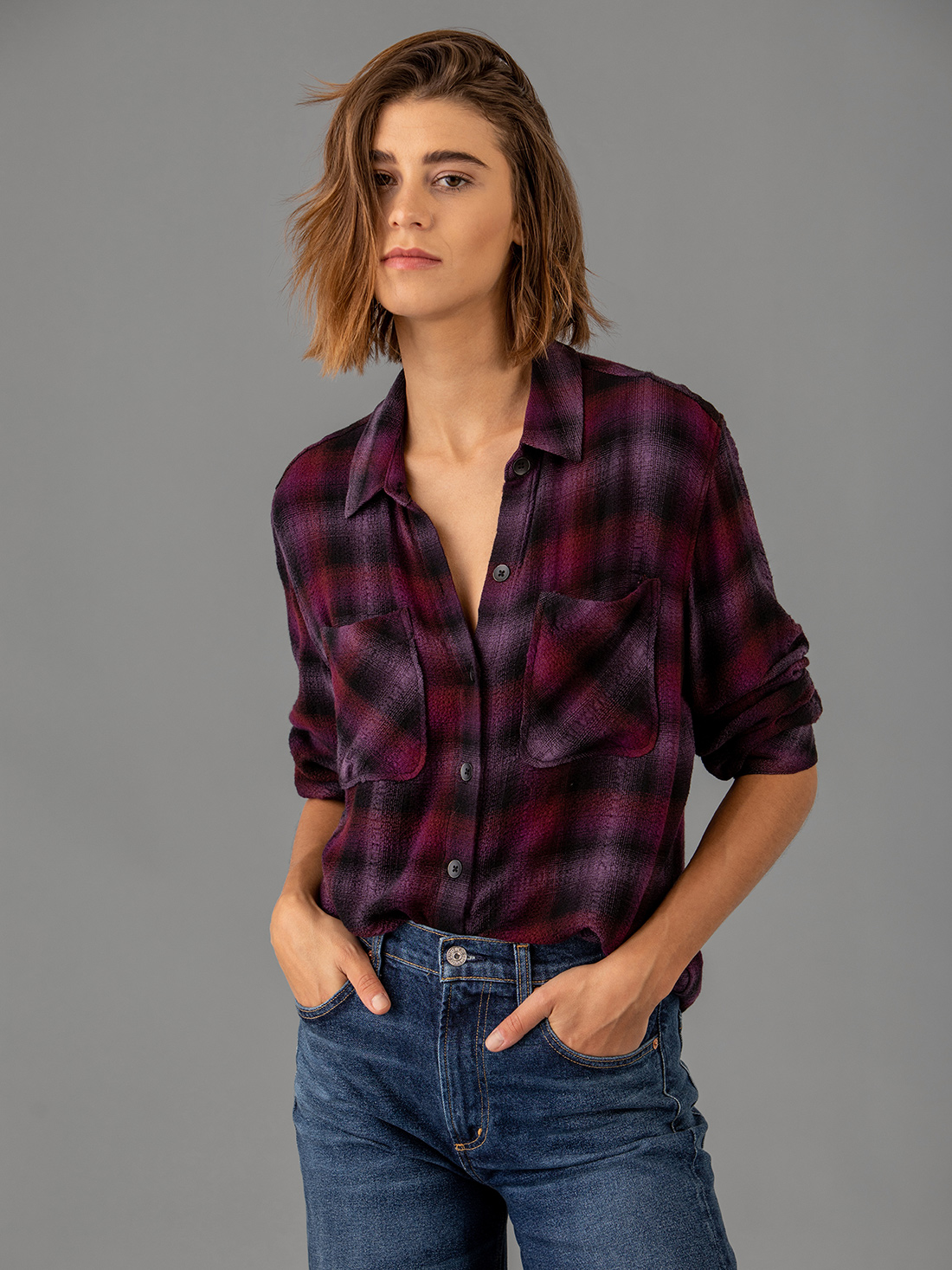 Detailansicht von Oversize Bluse von BELLA DAHL