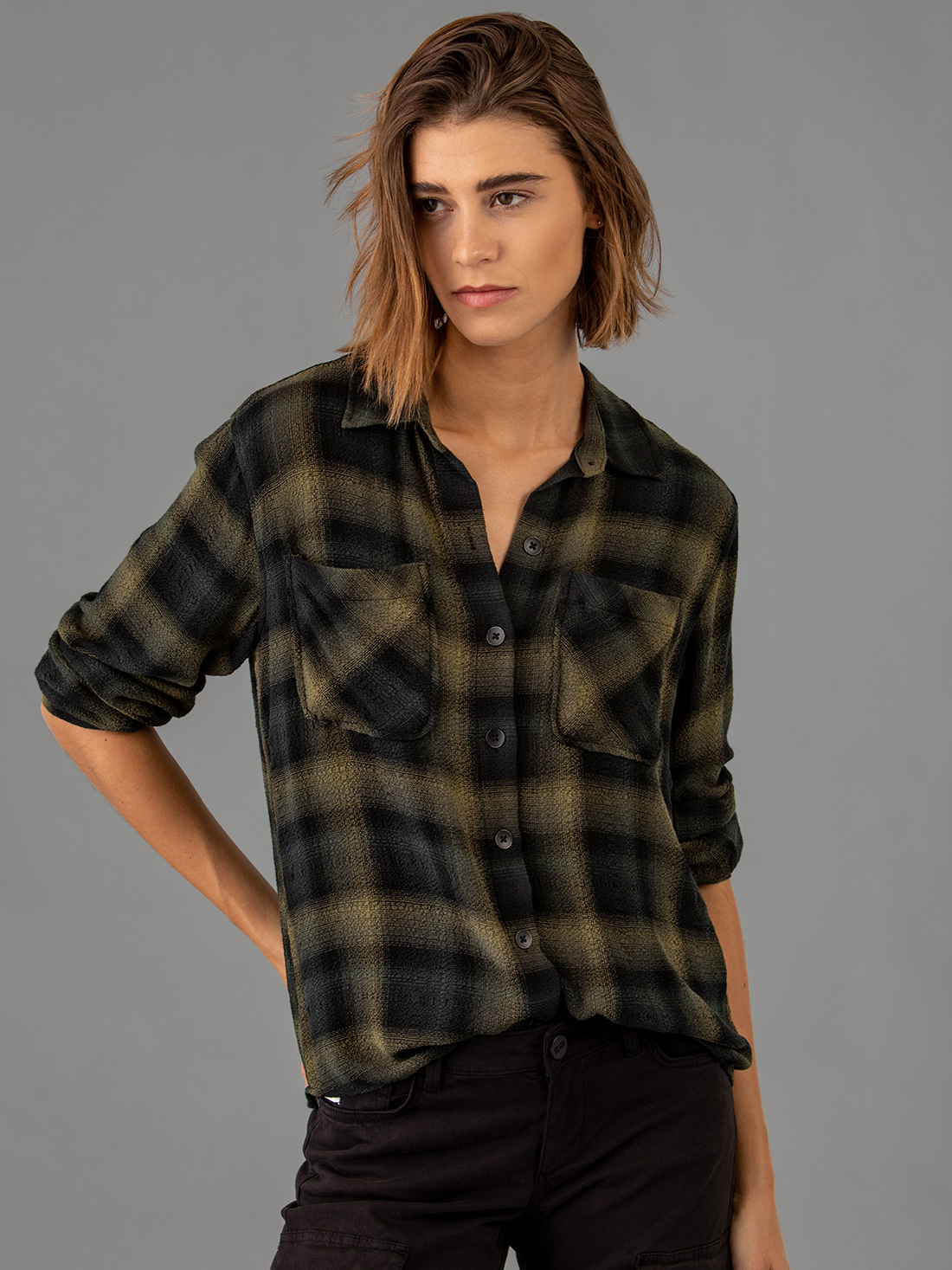 Detailansicht von Oversize Bluse von BELLA DAHL