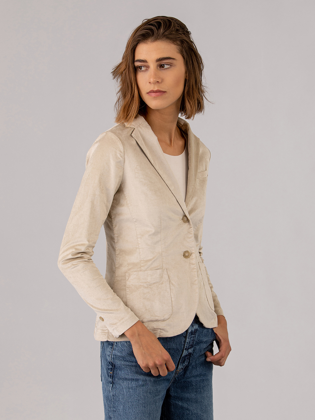 Detailansicht von Samtblazer von DANIELS