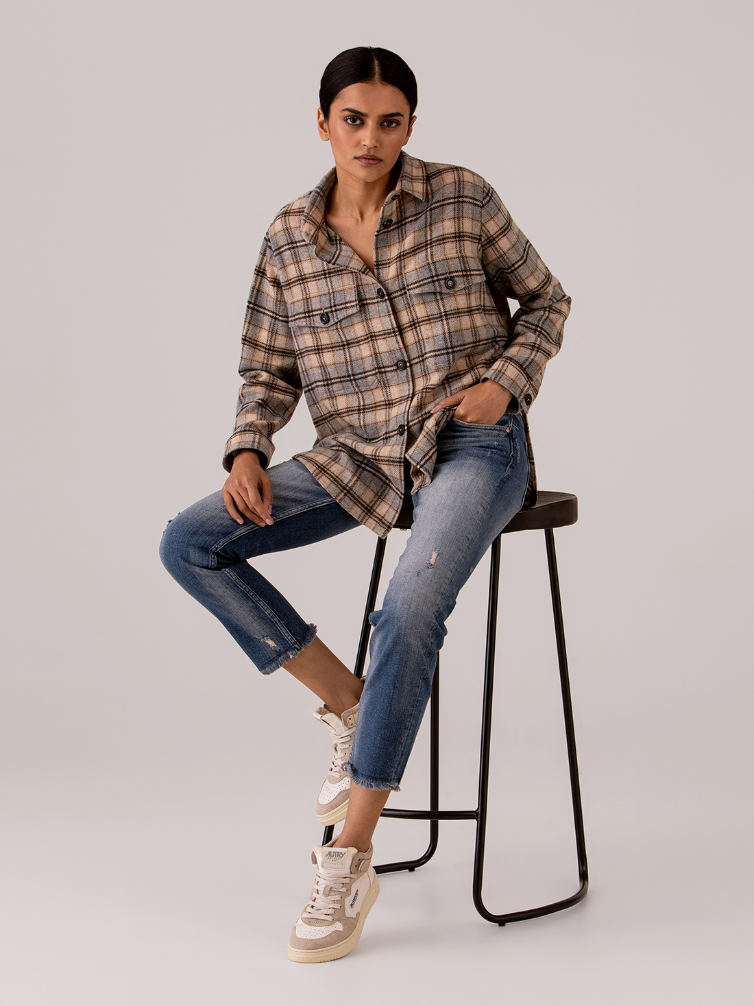 Detailansicht von Hemdbluse von CIRCOLO